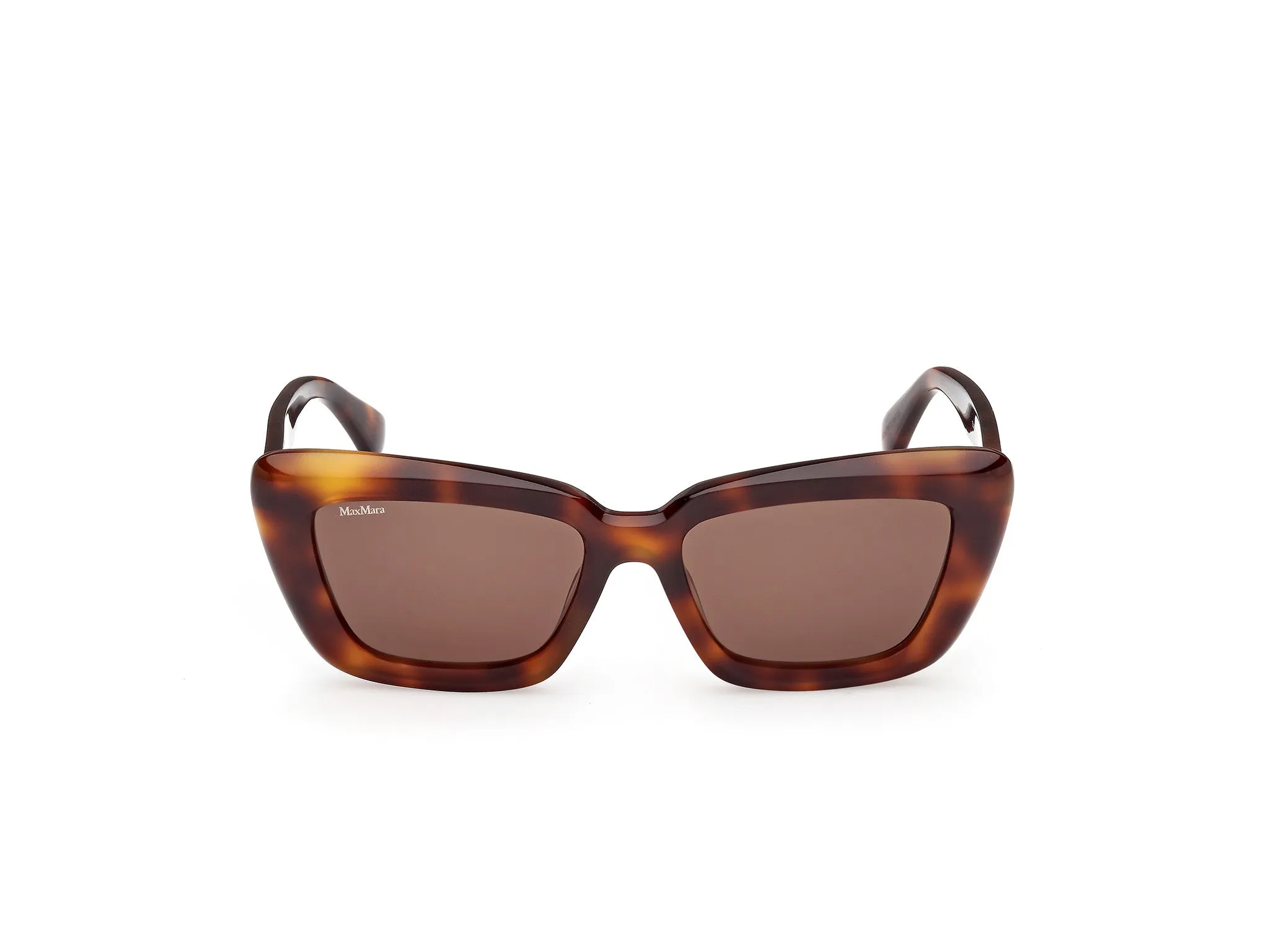Max Mara MM0171 ELIZABETH 52E Occhiali da sole Acetato Havana Marrone Cat Eye Normale - immagine 2