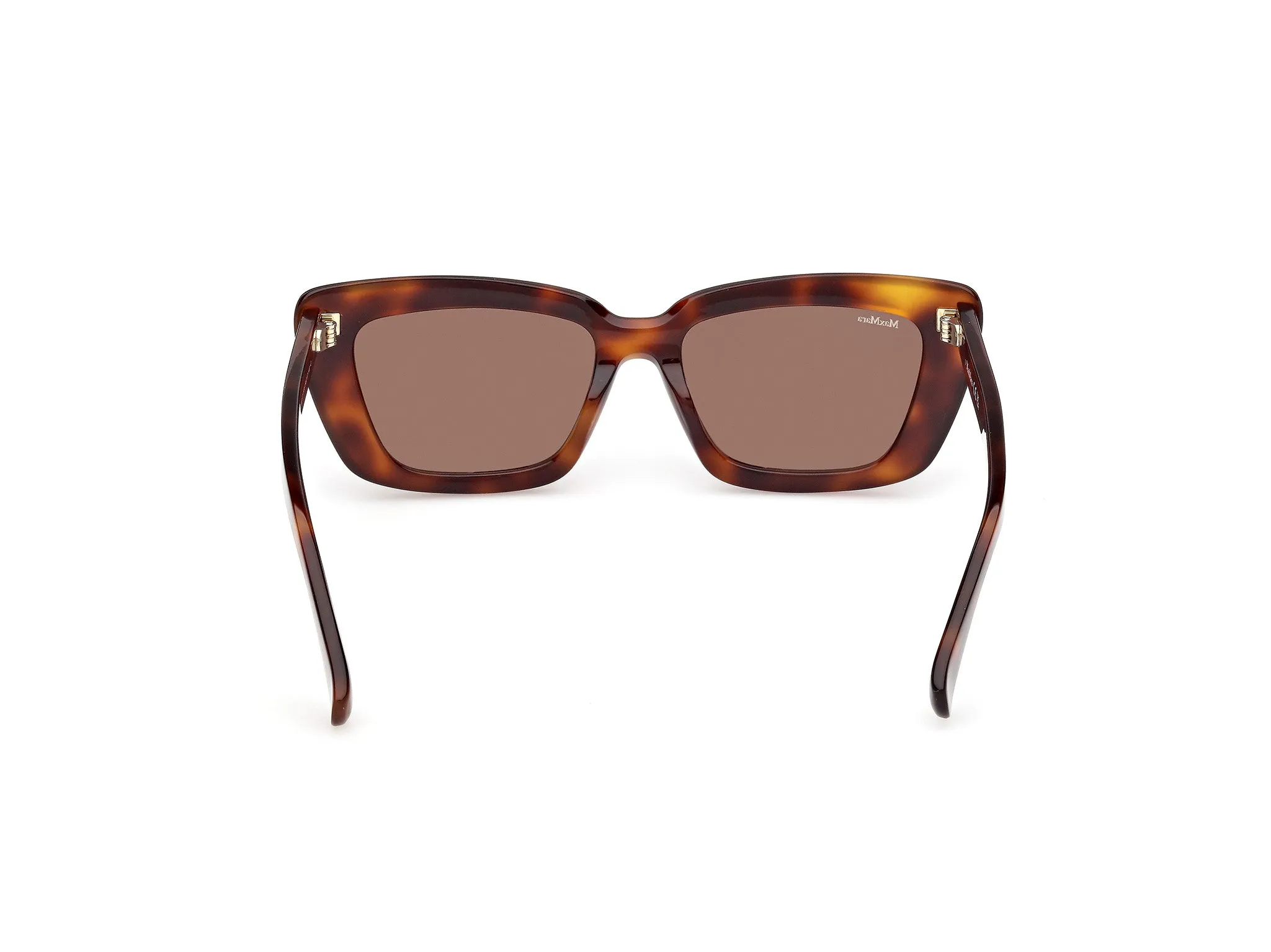 Max Mara MM0171 ELIZABETH 52E Occhiali da sole Acetato Havana Marrone Cat Eye Normale - immagine 4