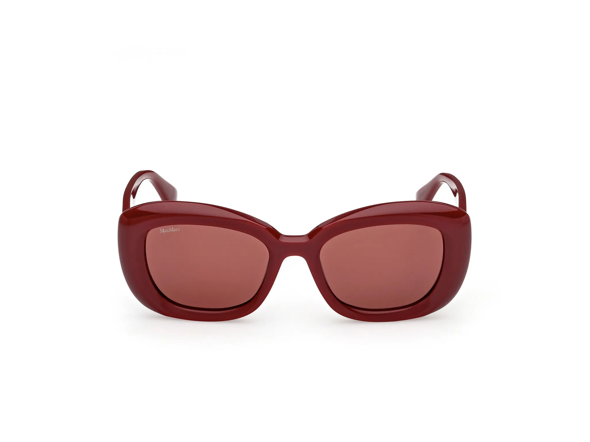 Max Mara MM0170 ELIZABETH 1 69S Occhiali da sole Acetato Bordeaux Bordeaux Rotonda Normale - immagine 2