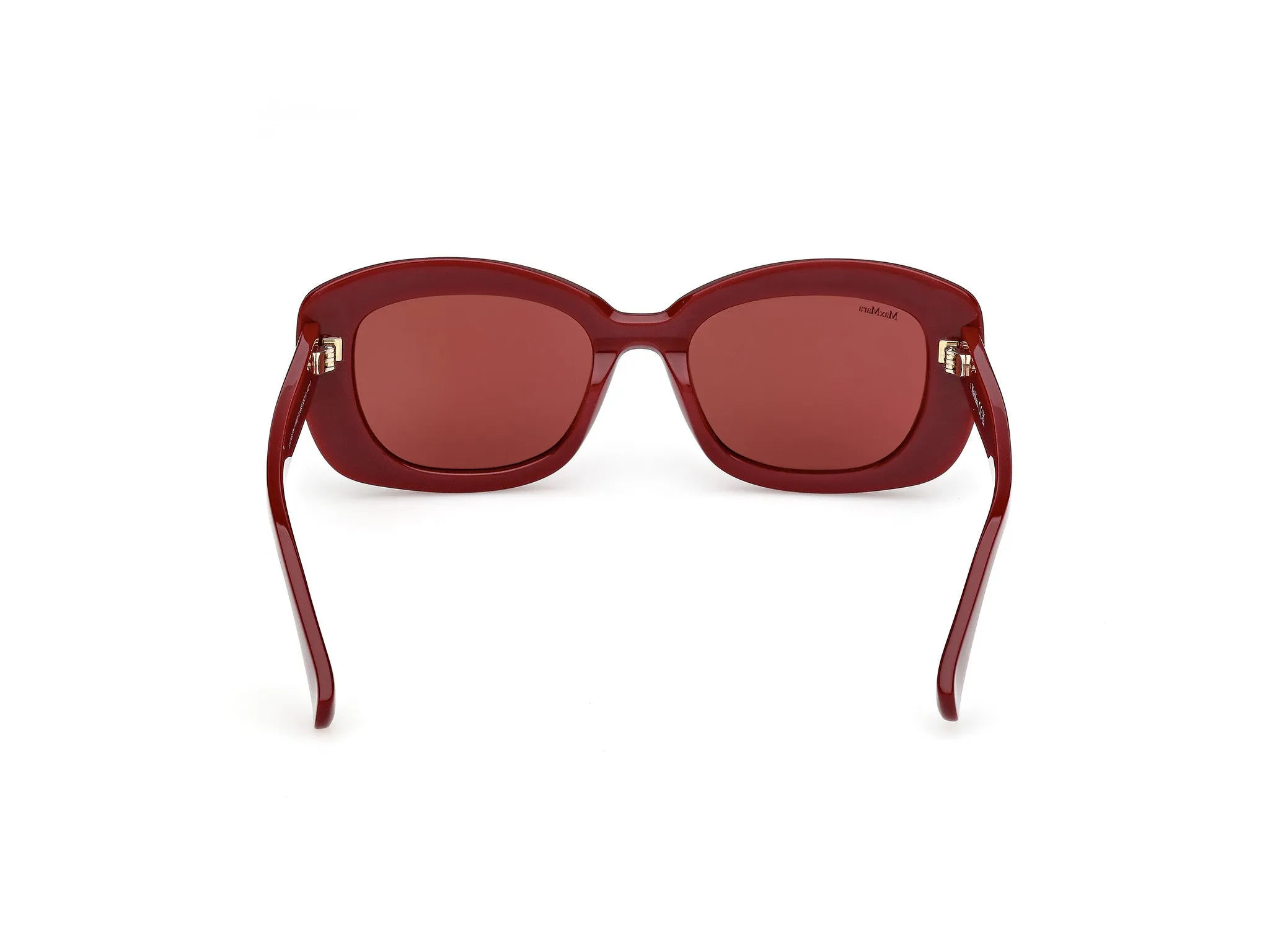 Max Mara MM0170 ELIZABETH 1 69S Occhiali da sole Acetato Bordeaux Bordeaux Rotonda Normale - immagine 4