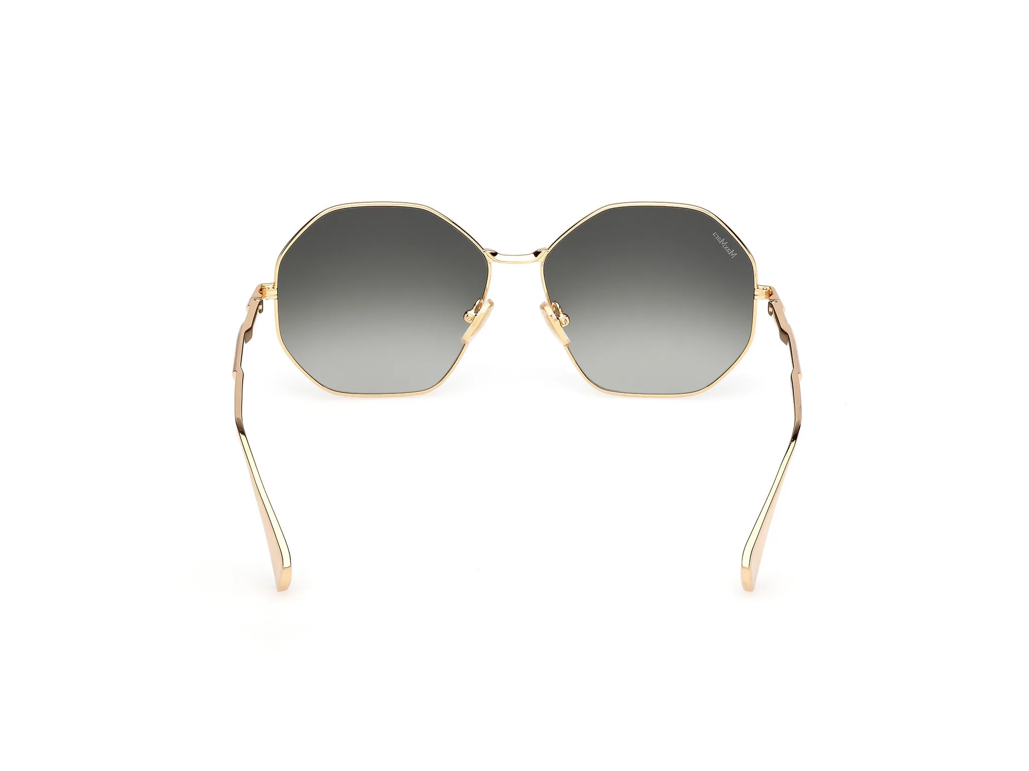 Max Mara MM0168 MILLER 30P Occhiali da sole Metallo Oro Verde Geometrica Normale - immagine 4