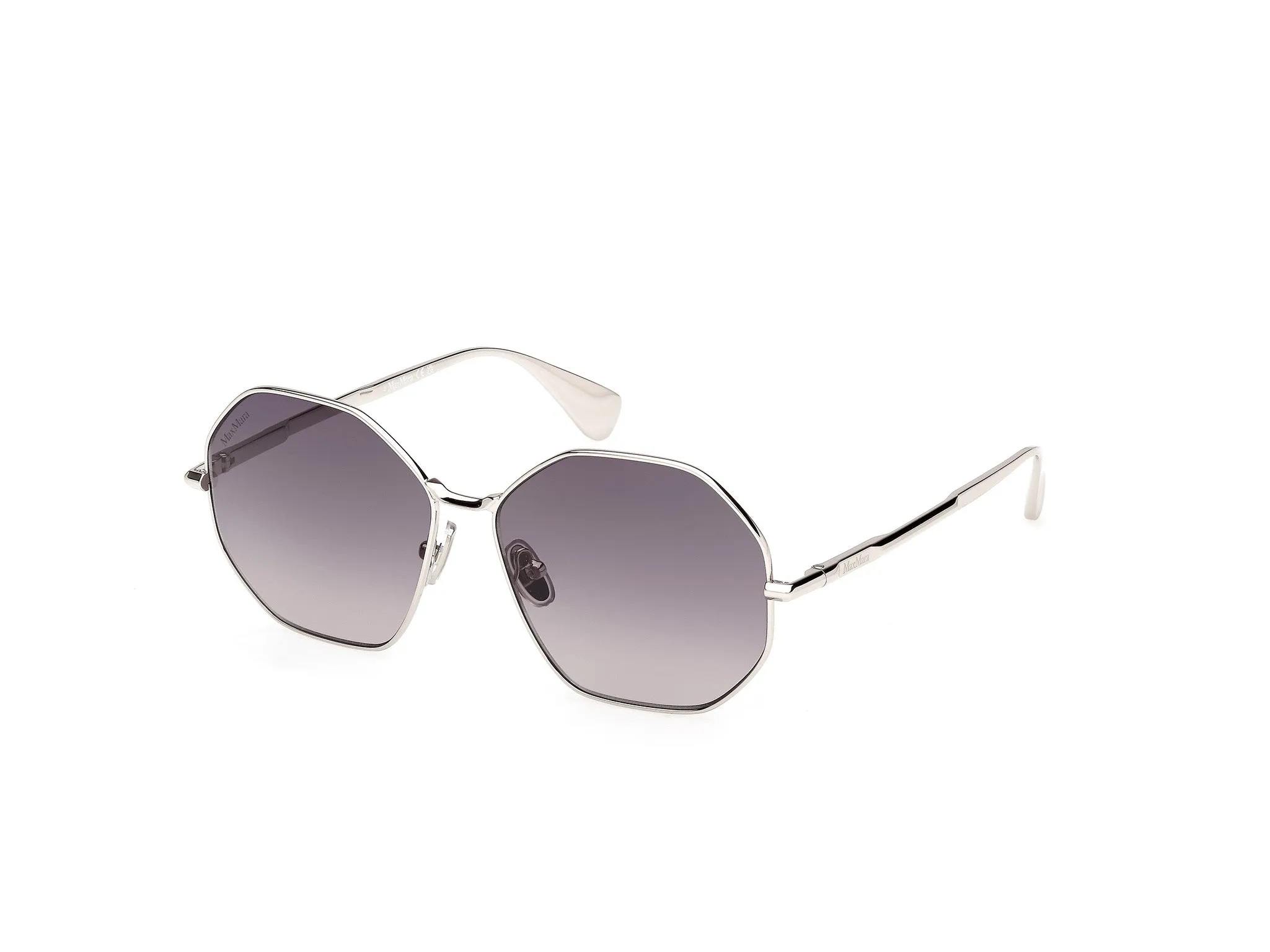 Max Mara MM0168 MILLER 14B Occhiali da sole Metallo Grigio Fumo Geometrica Normale - immagine 1