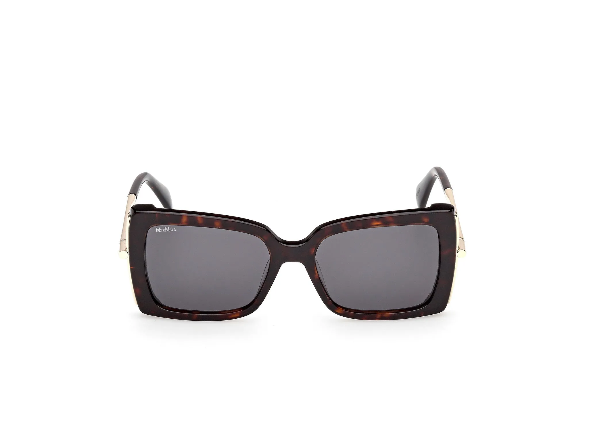 Max Mara MM0166 ROQUEBRUNE 52A Occhiali da sole Acetato Havana Fumo Farfalla Normale - immagine 2