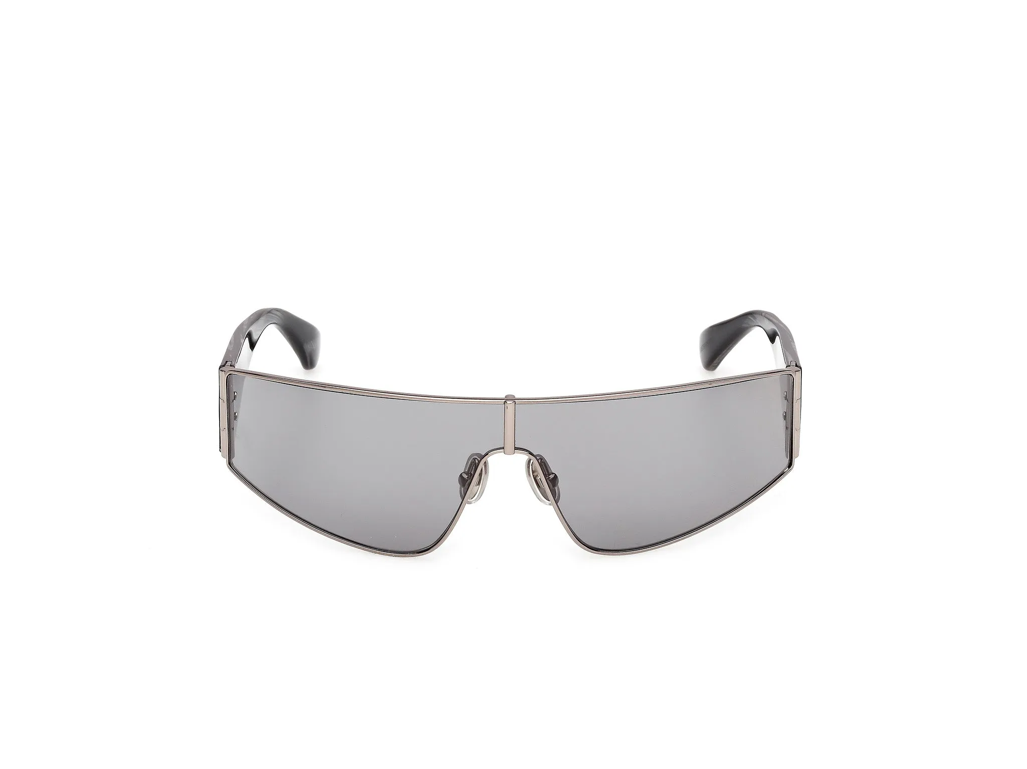 Max Mara MM0164 SPACE 14A Occhiali da sole Metallo Grigio Fumo Maschera Normale - immagine 2