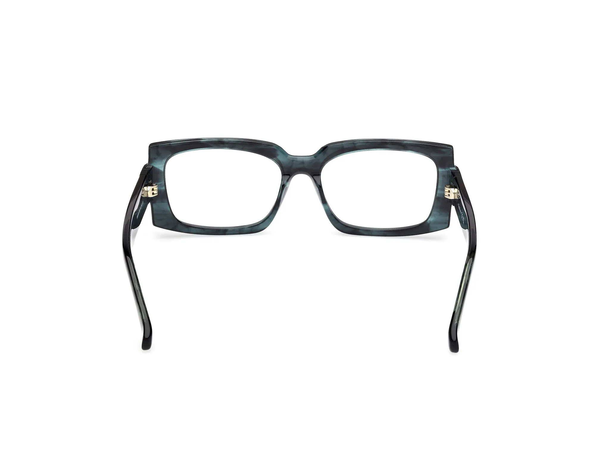 Max Mara MM5189 098 Montature da vista Acetato Verde Squadrata Normale - immagine 4