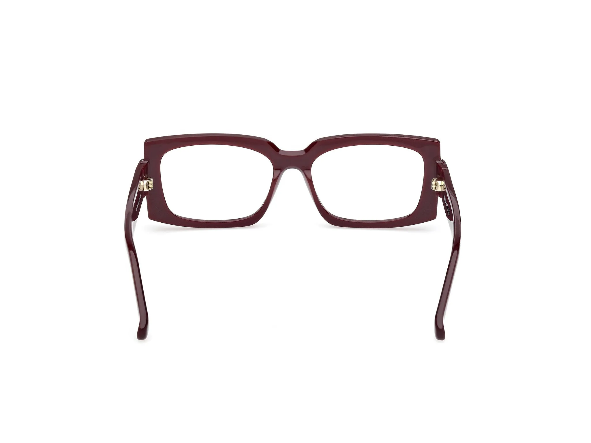 Max Mara MM5189 069 Montature da vista Acetato Bordeaux Squadrata Normale - immagine 4