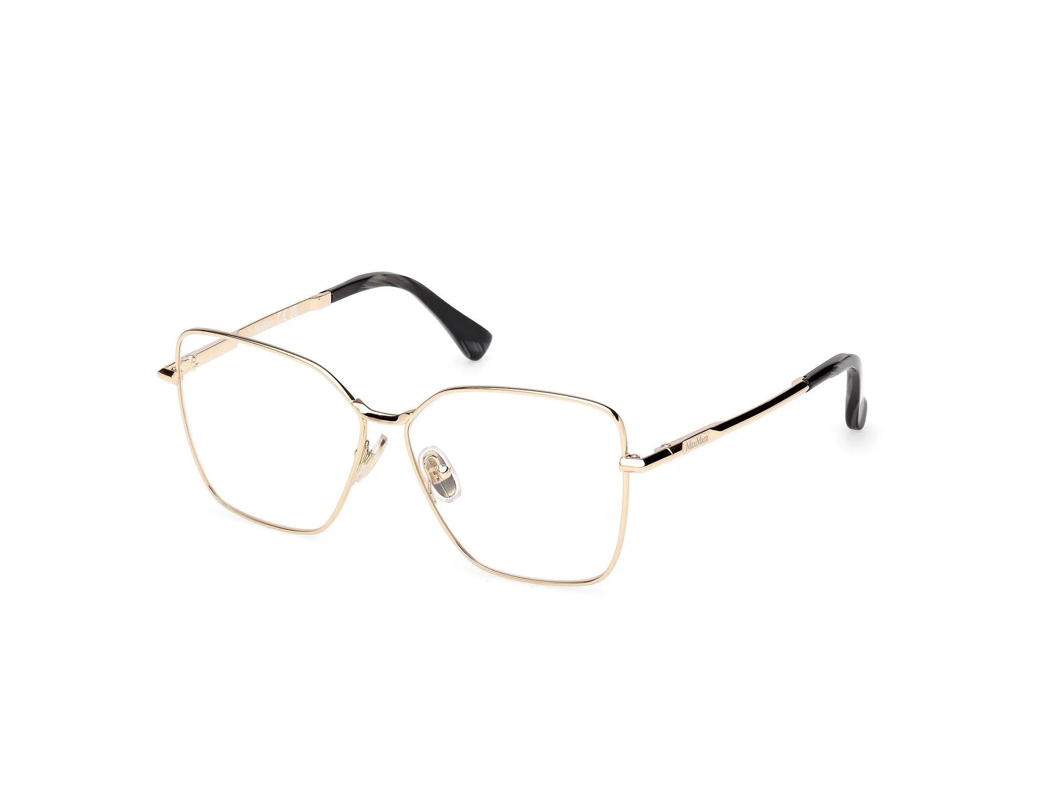 Max Mara MM5187 032 Montature da vista Metallo Oro Rotonda Normale - immagine 1