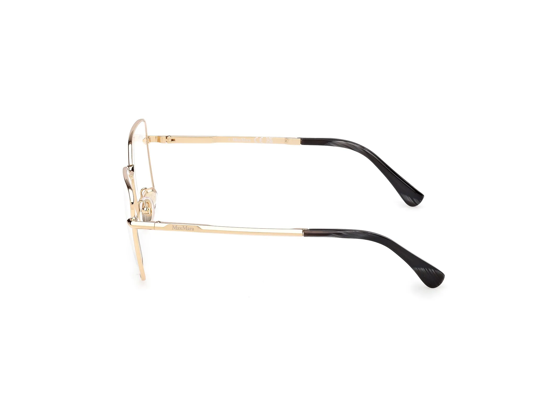 Max Mara MM5187 032 Montature da vista Metallo Oro Rotonda Normale - immagine 3