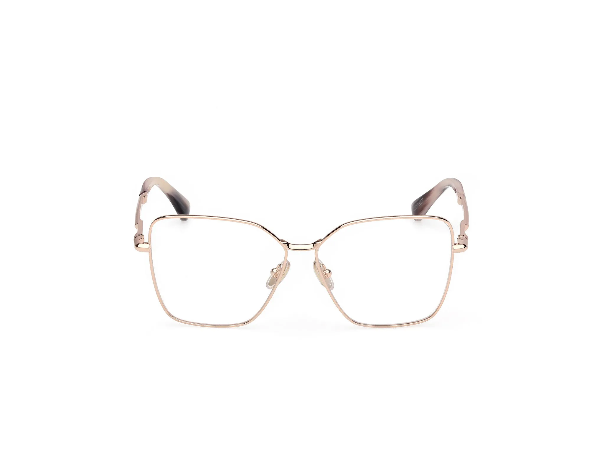 Max Mara MM5187 028 Montature da vista Metallo Oro Rotonda Normale - immagine 2