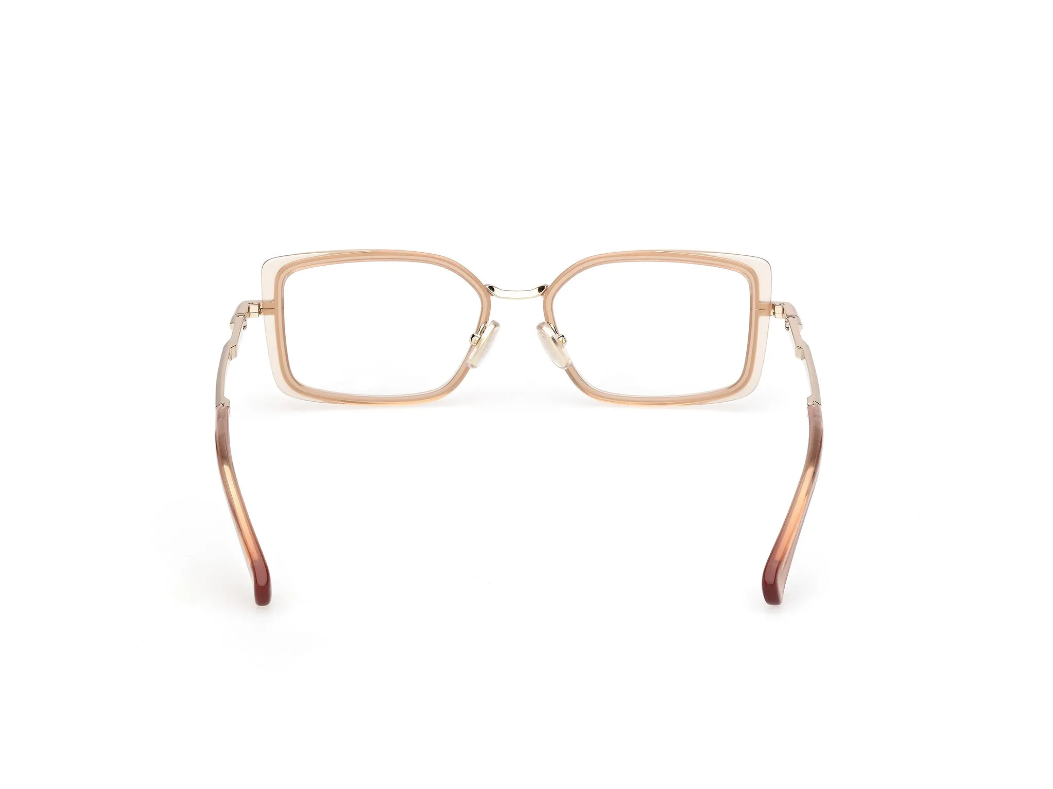 Max Mara MM5186 045 Montature da vista Acetato Marrone Squadrata Normale - immagine 4