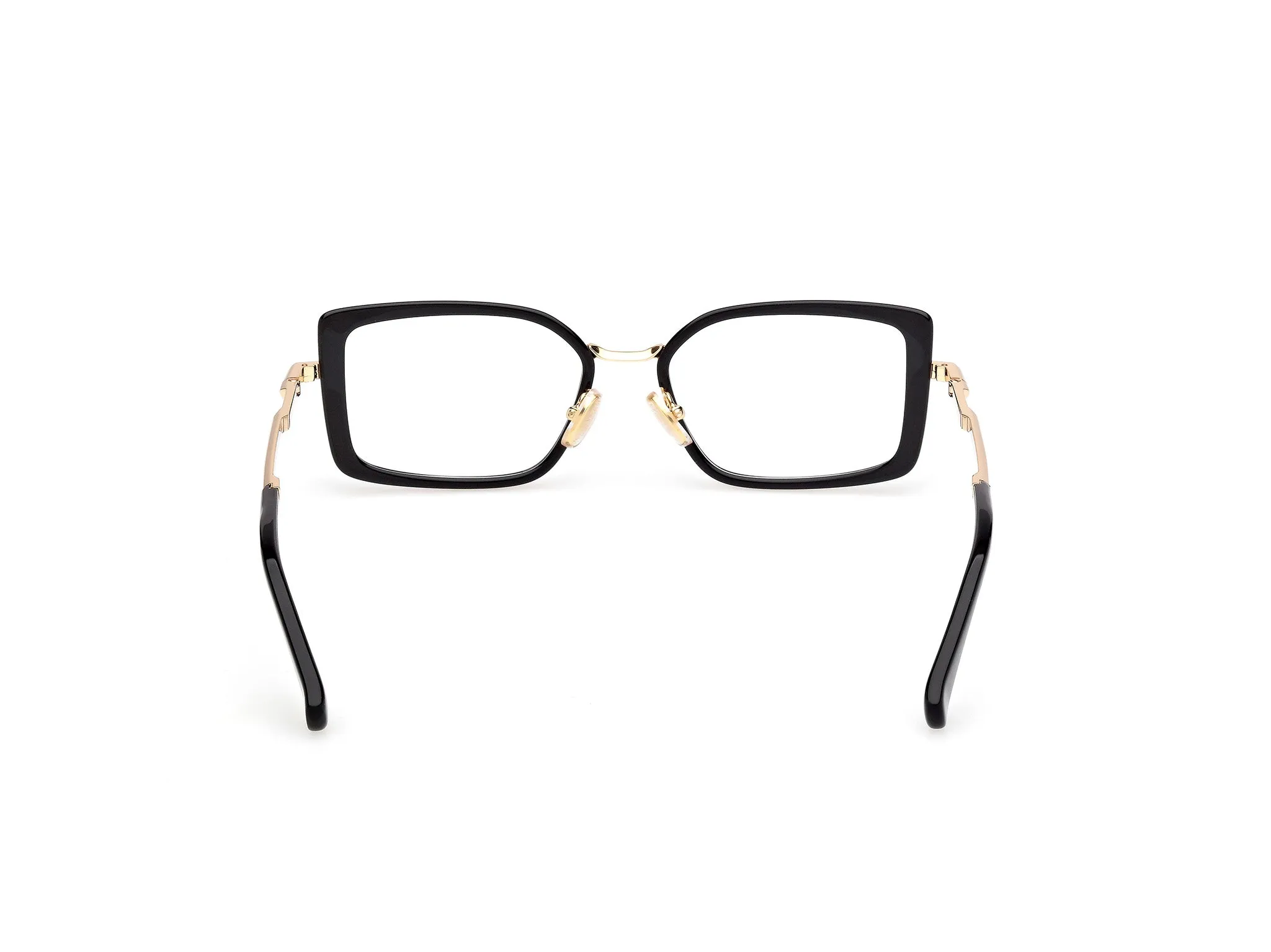 Max Mara MM5186 001 Montature da vista Acetato Nero Squadrata Normale - immagine 4