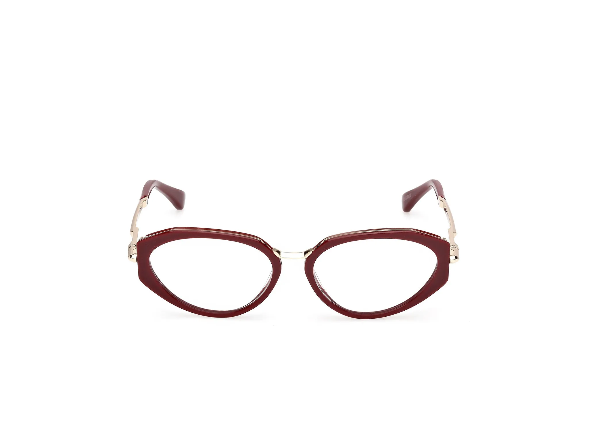 Max Mara MM5185 069 Montature da vista Acetato Bordeaux Cat Eye Normale - immagine 2