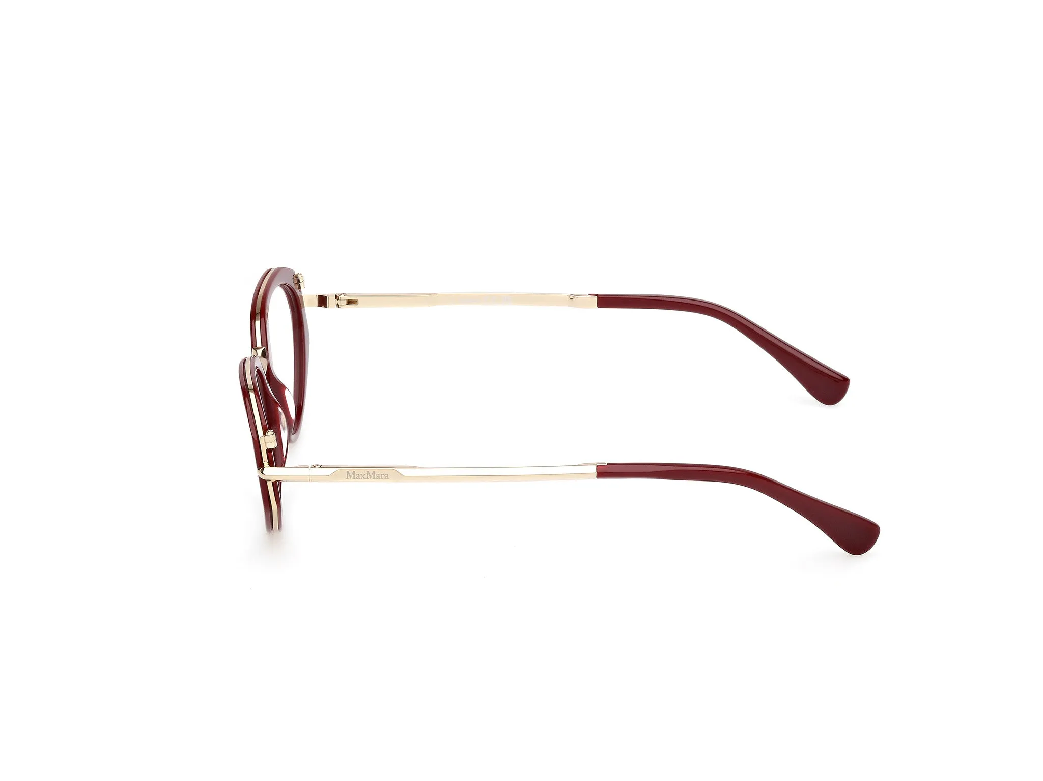 Max Mara MM5185 069 Montature da vista Acetato Bordeaux Cat Eye Normale - immagine 3