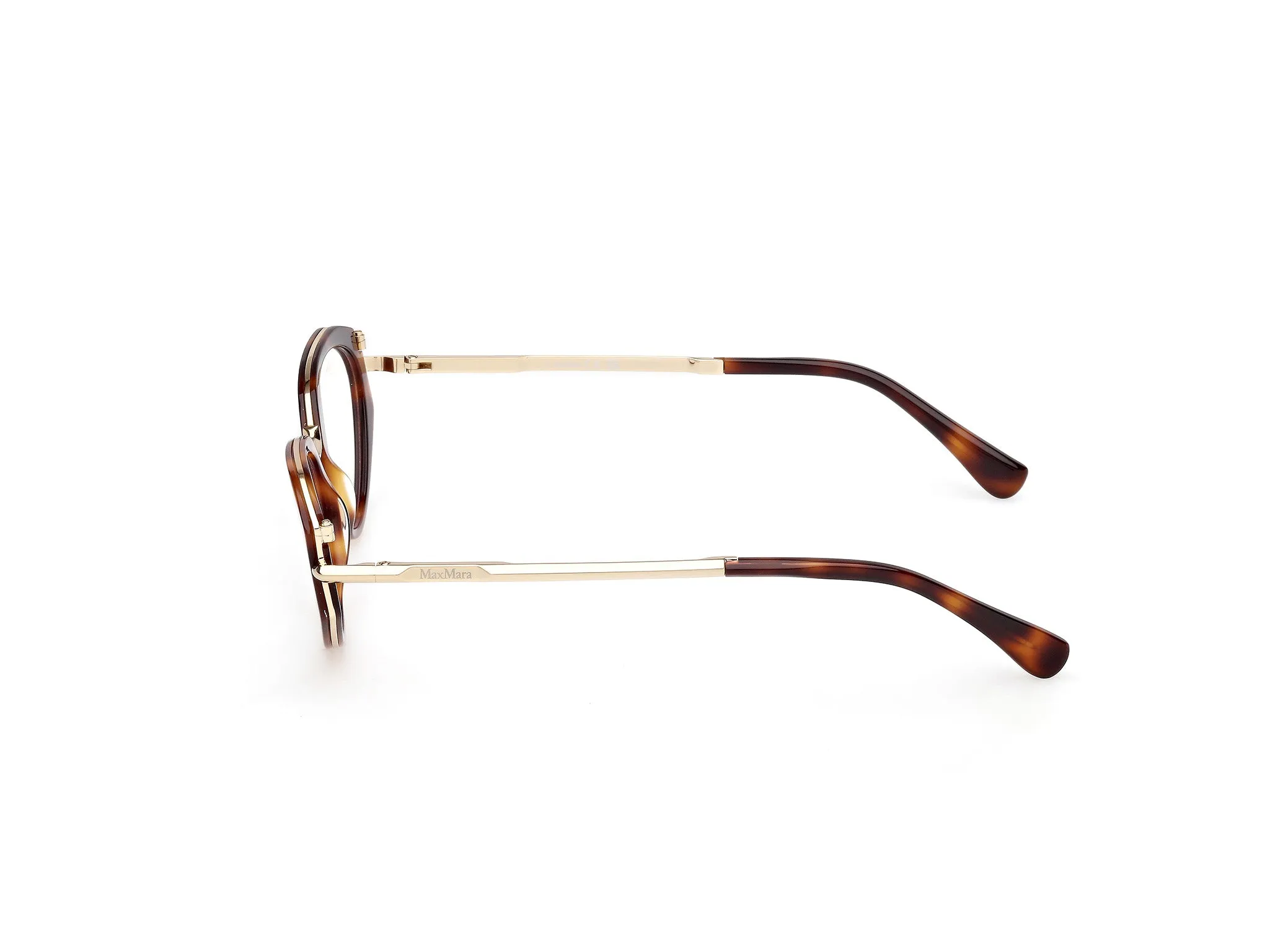 Max Mara MM5185 052 Montature da vista Acetato Havana Cat Eye Normale - immagine 3