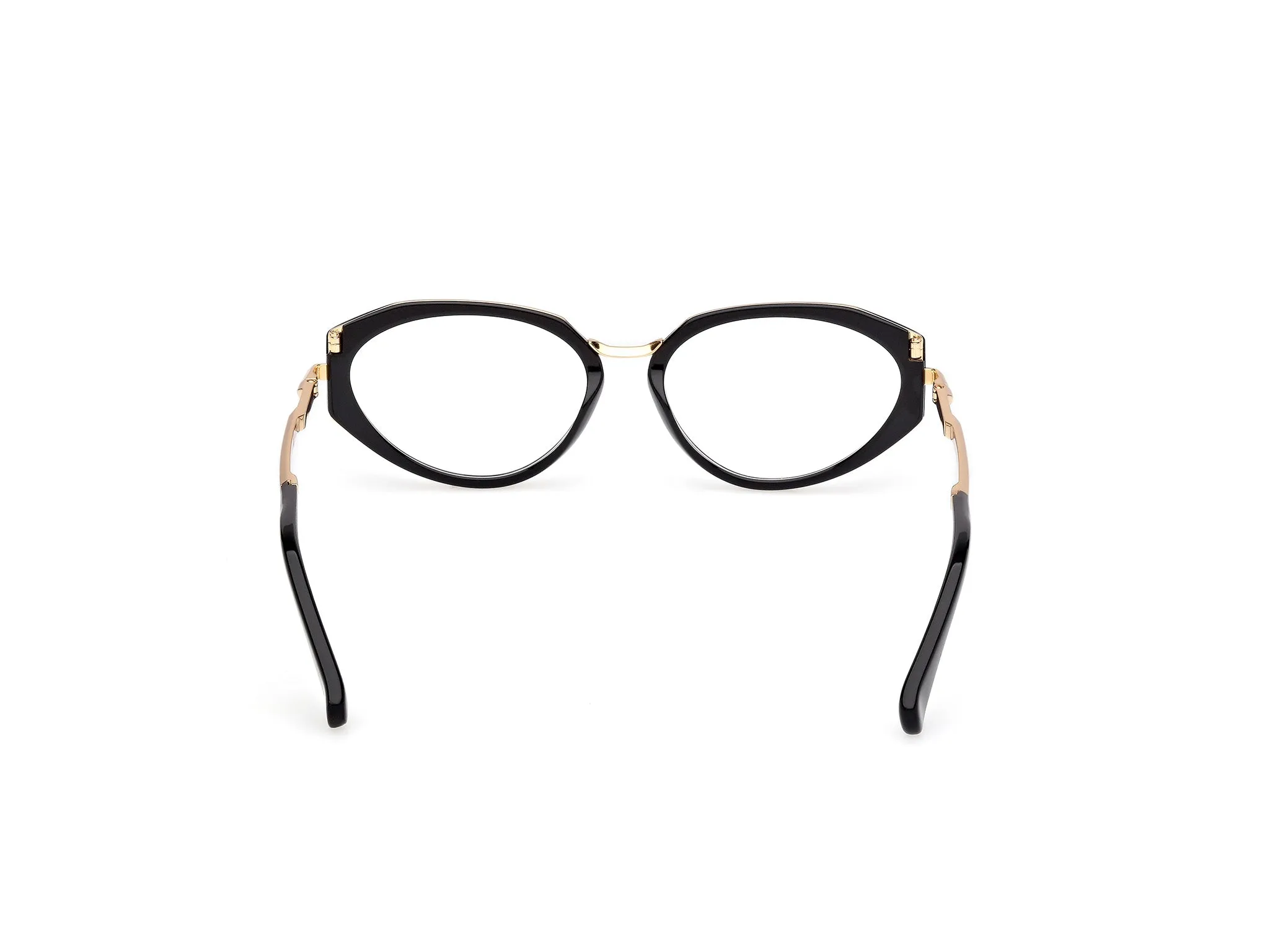 Max Mara MM5185 001 Montature da vista Acetato Nero Cat Eye Normale - immagine 4