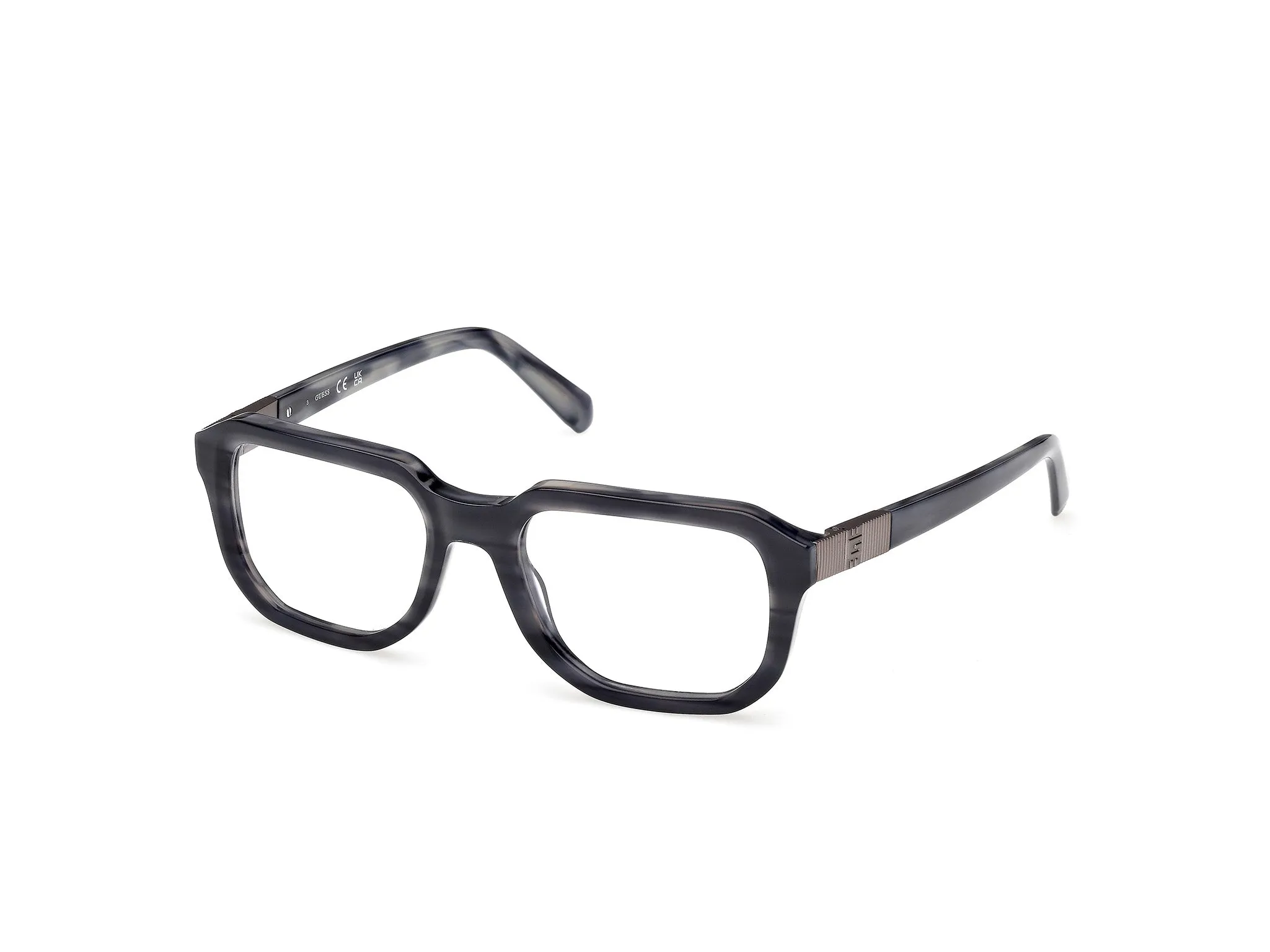 Guess GU50332 092 Montature da vista Acetato Blu Squadrata Normale - immagine 1