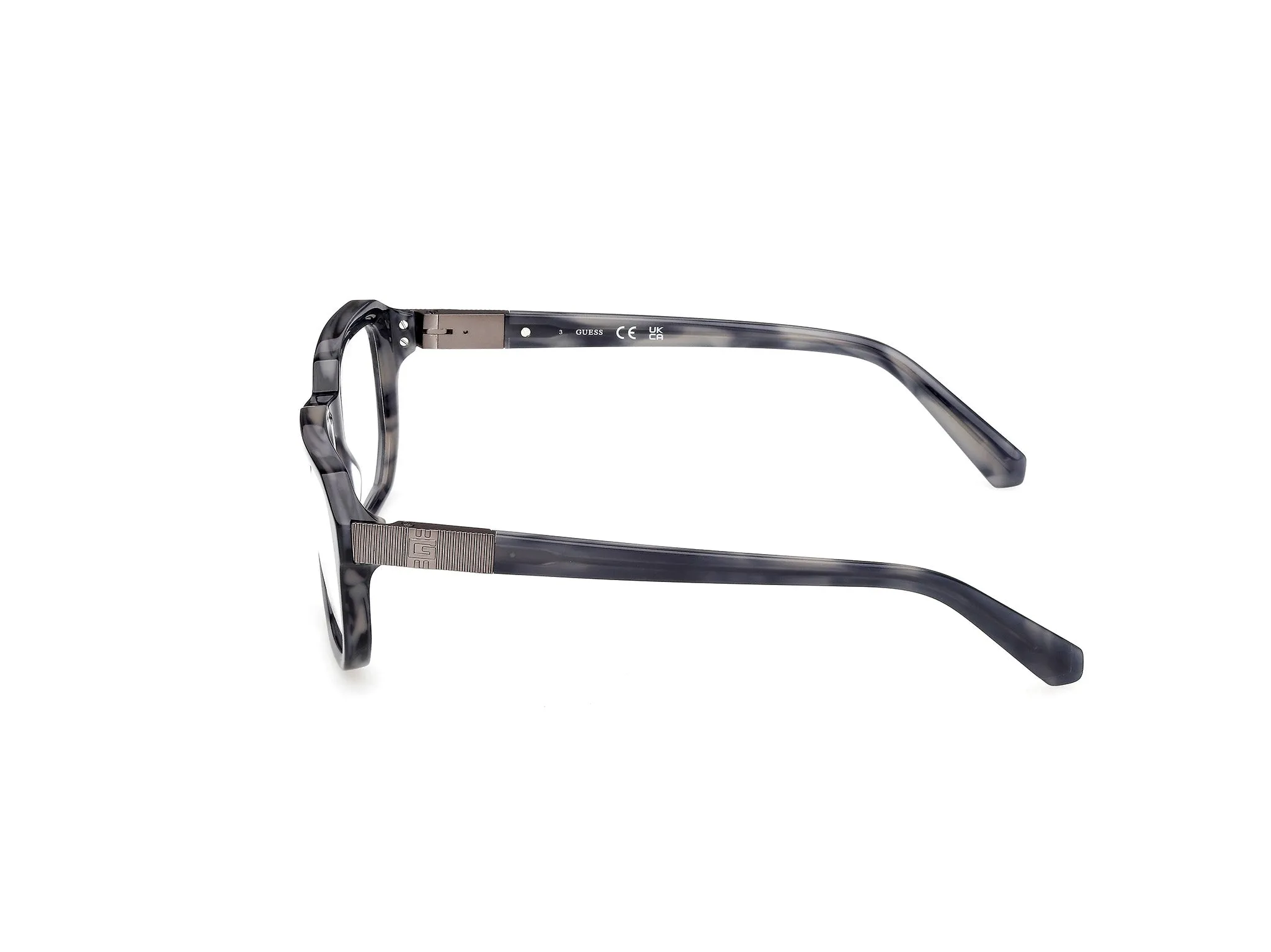 Guess GU50332 092 Montature da vista Acetato Blu Squadrata Normale - immagine 3