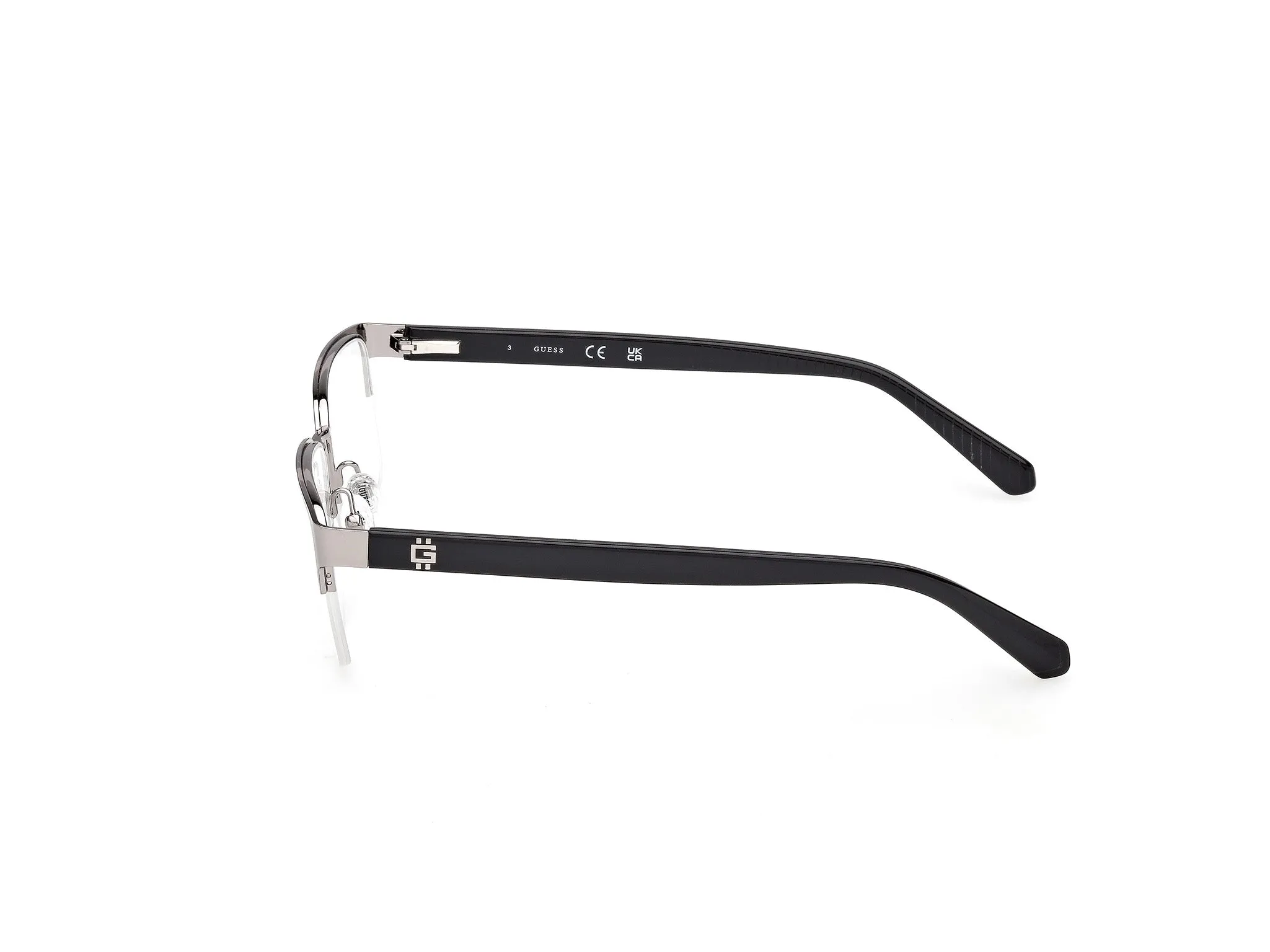 Guess GU50326 011 Montature da vista Metallo Grigio Squadrata Normale - immagine 3