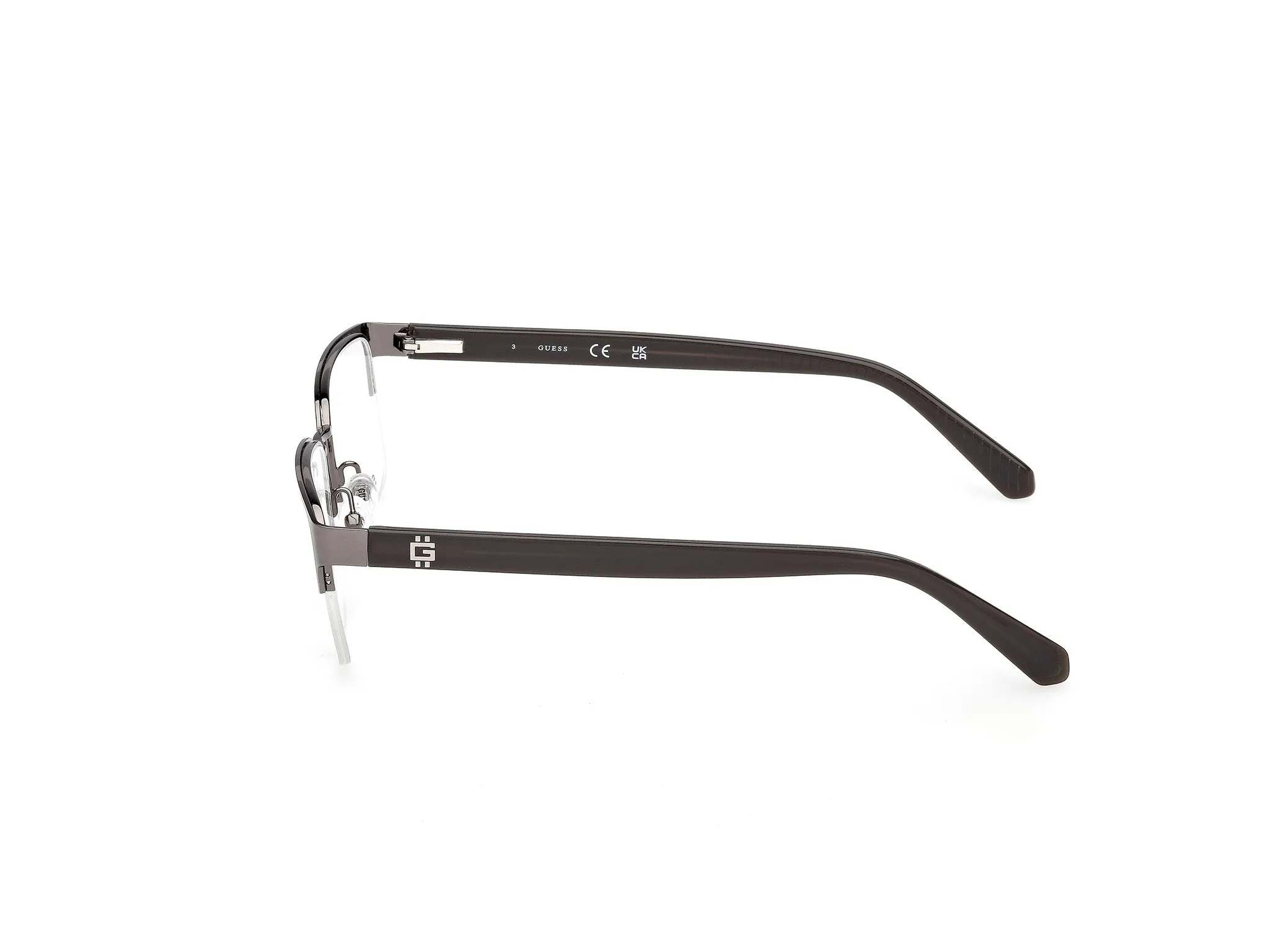 Guess GU50326 009 Montature da vista Metallo Canna di fucile Squadrata Normale - immagine 3