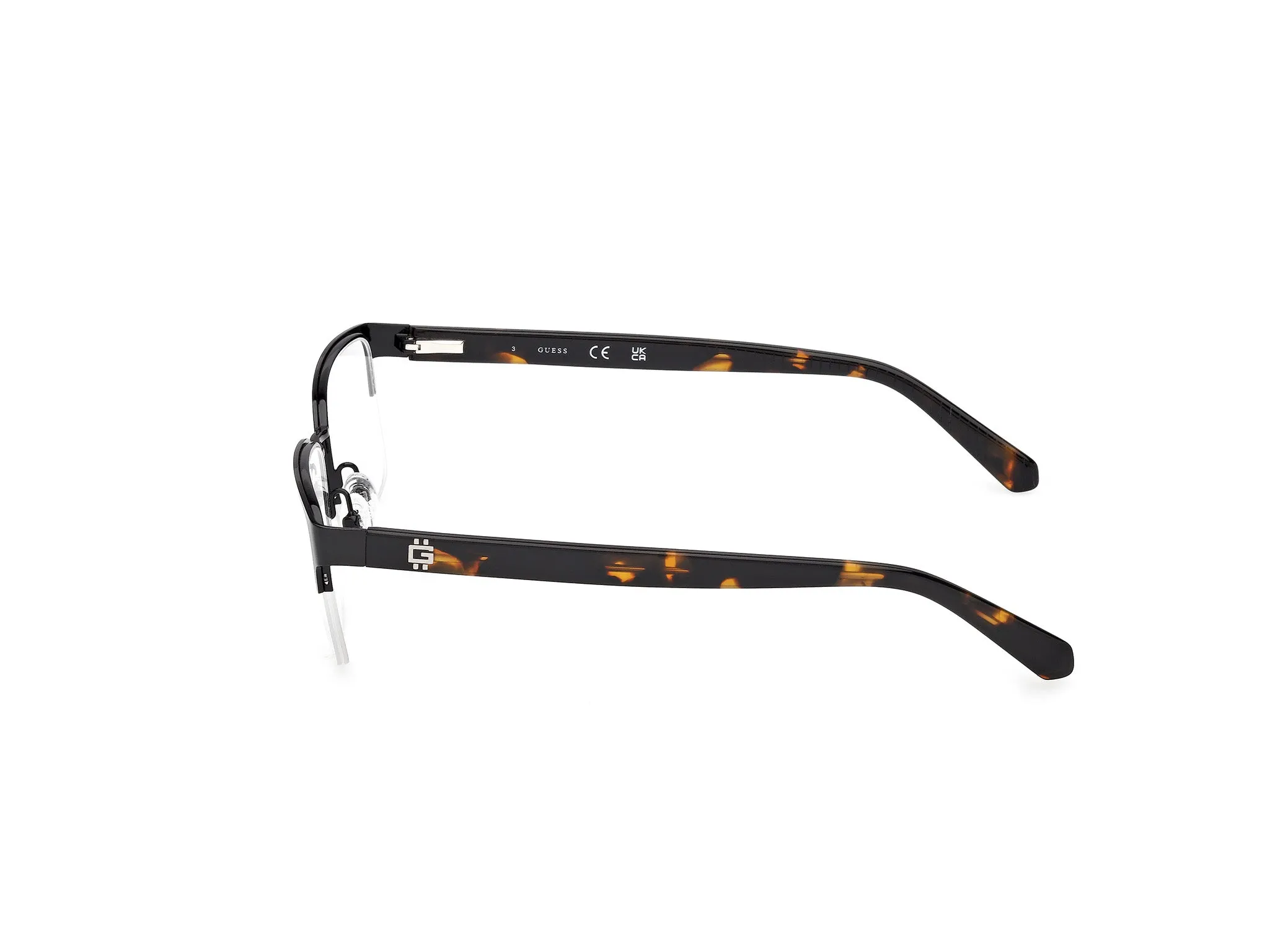 Guess GU50326 002 Montature da vista Metallo Nero Squadrata Normale - immagine 3