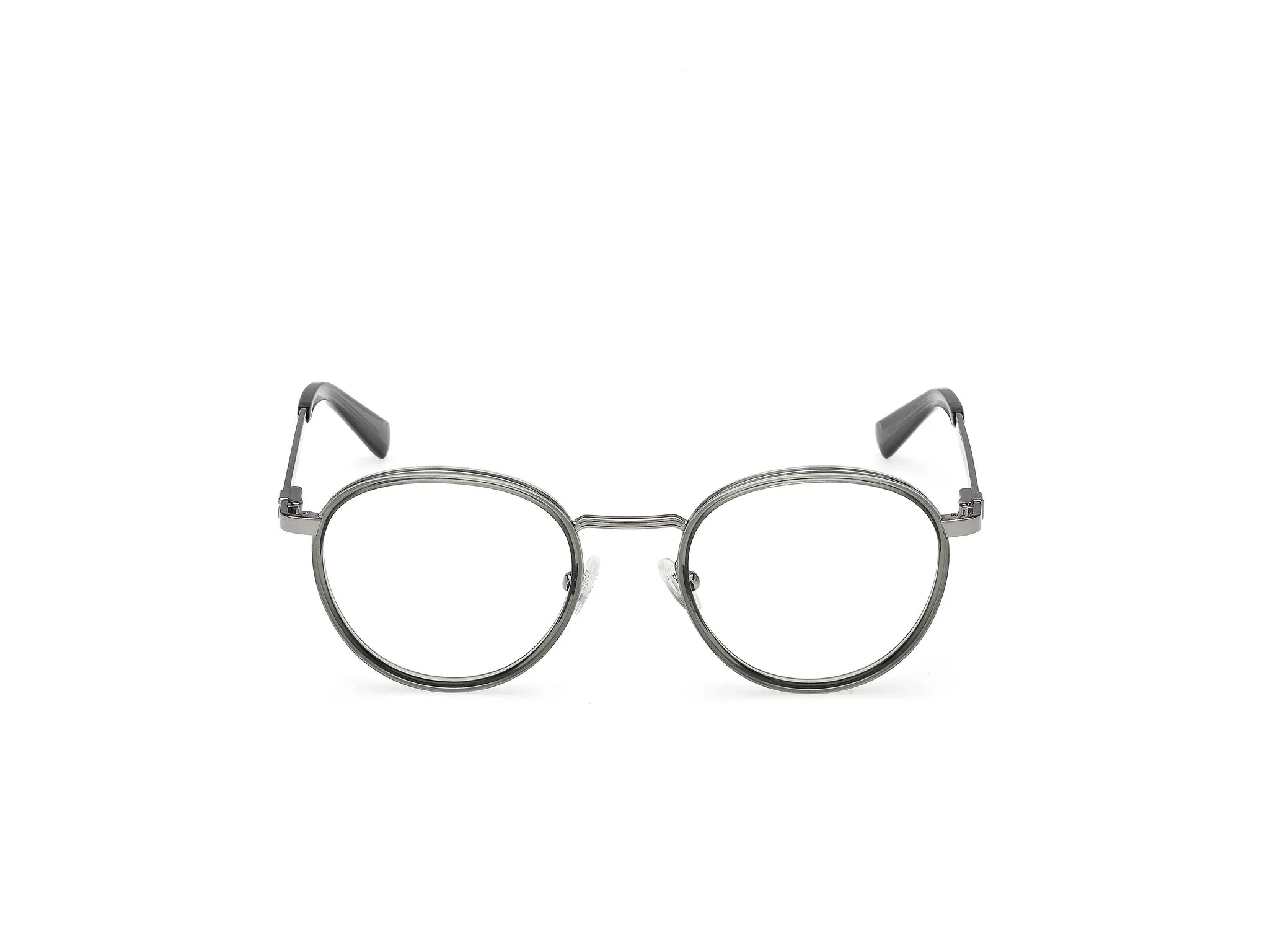 Guess GU50324 096 Montature da vista Iniettato Verde Rotonda Normale - immagine 2