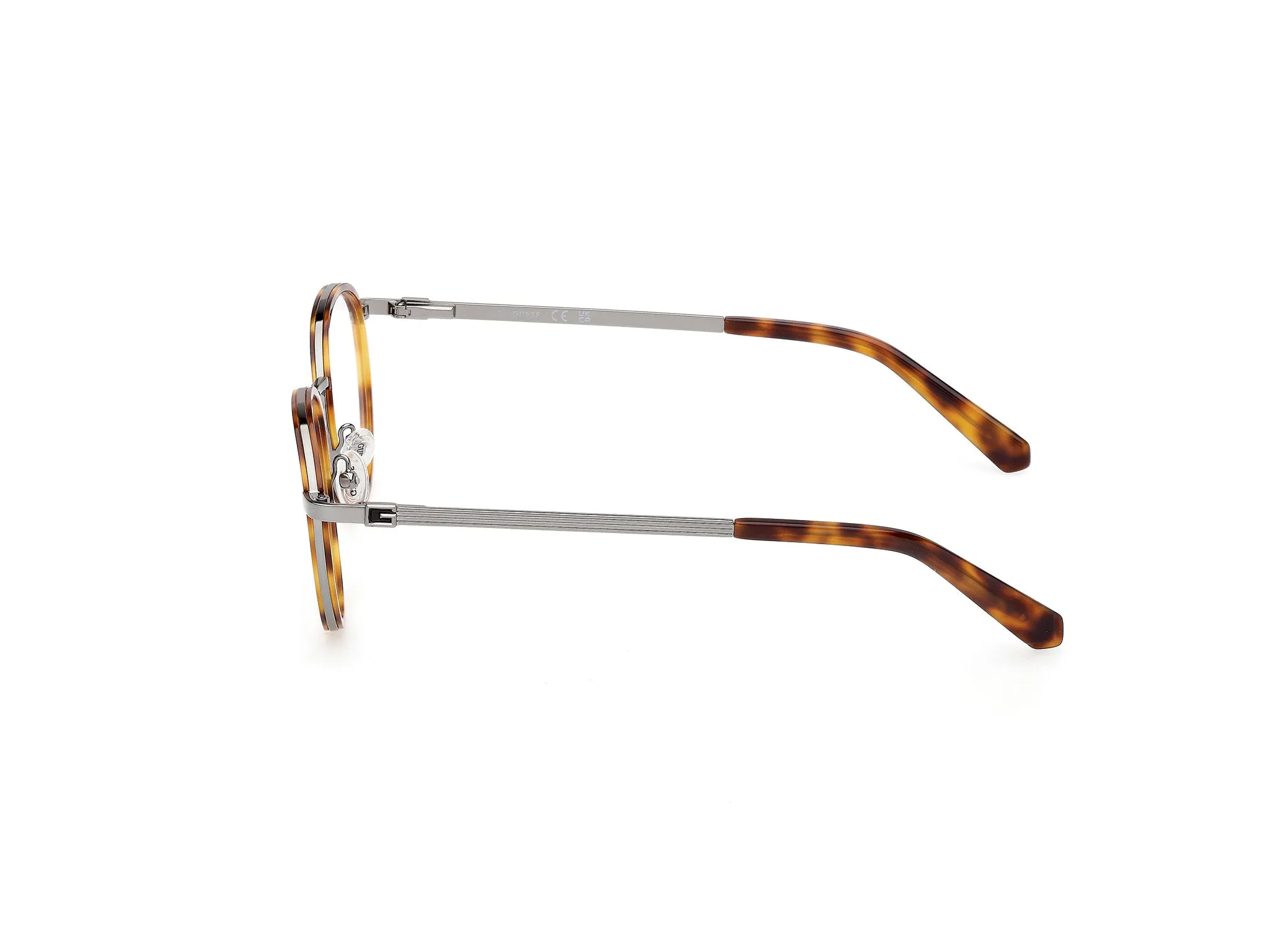 Guess GU50324 053 Montature da vista Iniettato Havana Rotonda Normale - immagine 3