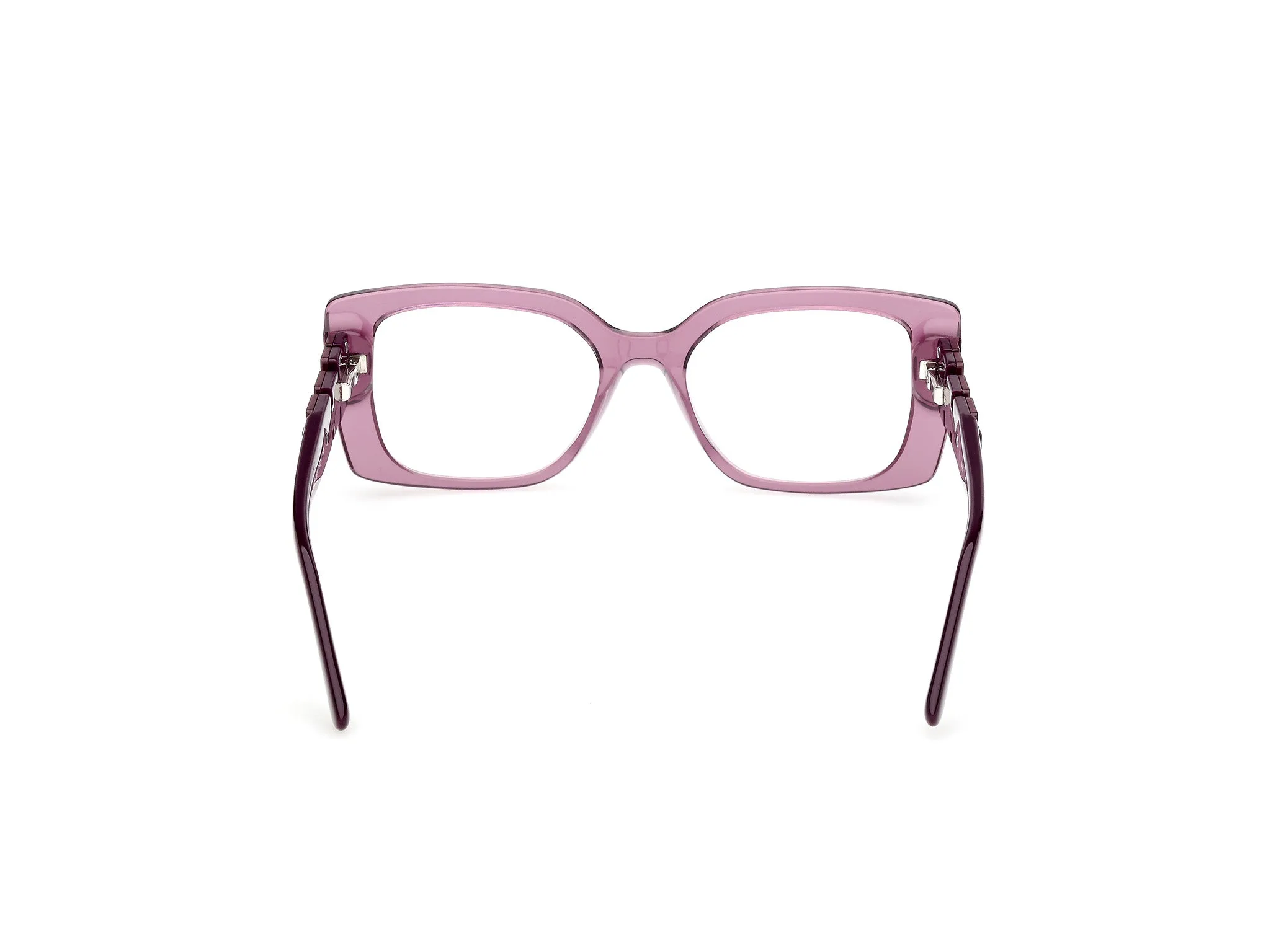 Guess GU50322 081 Montature da vista Acetato Viola Squadrata Normale - immagine 4