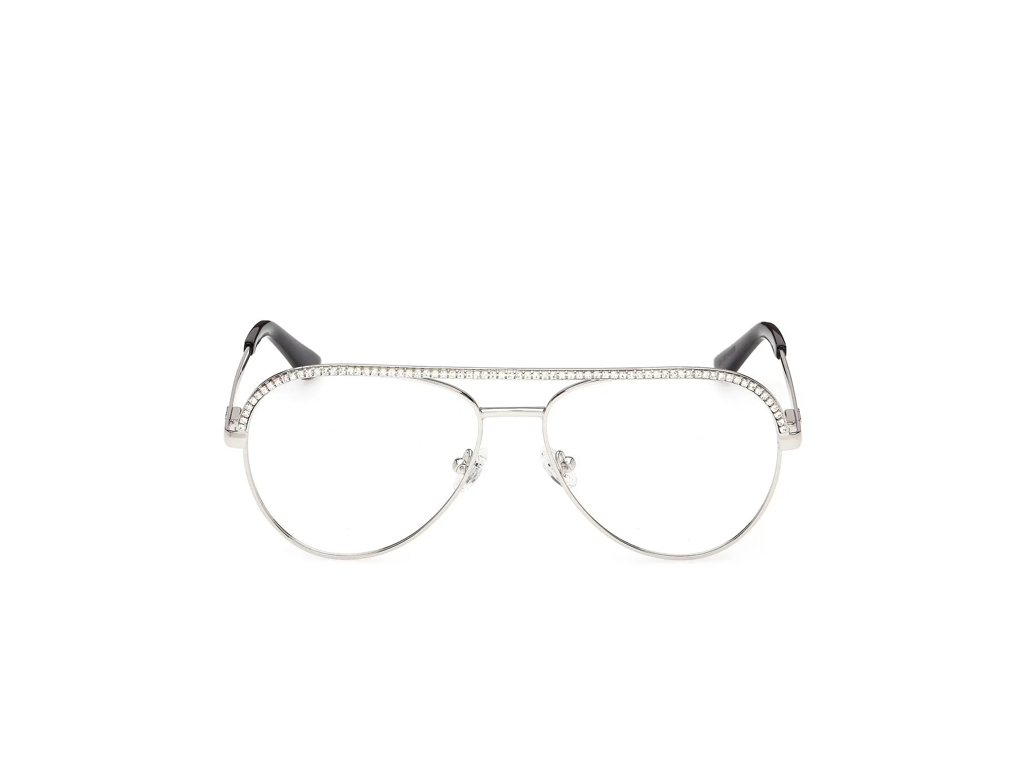 Guess GU50321 010 Montature da vista Metallo Grigio Pilot Normale - immagine 2