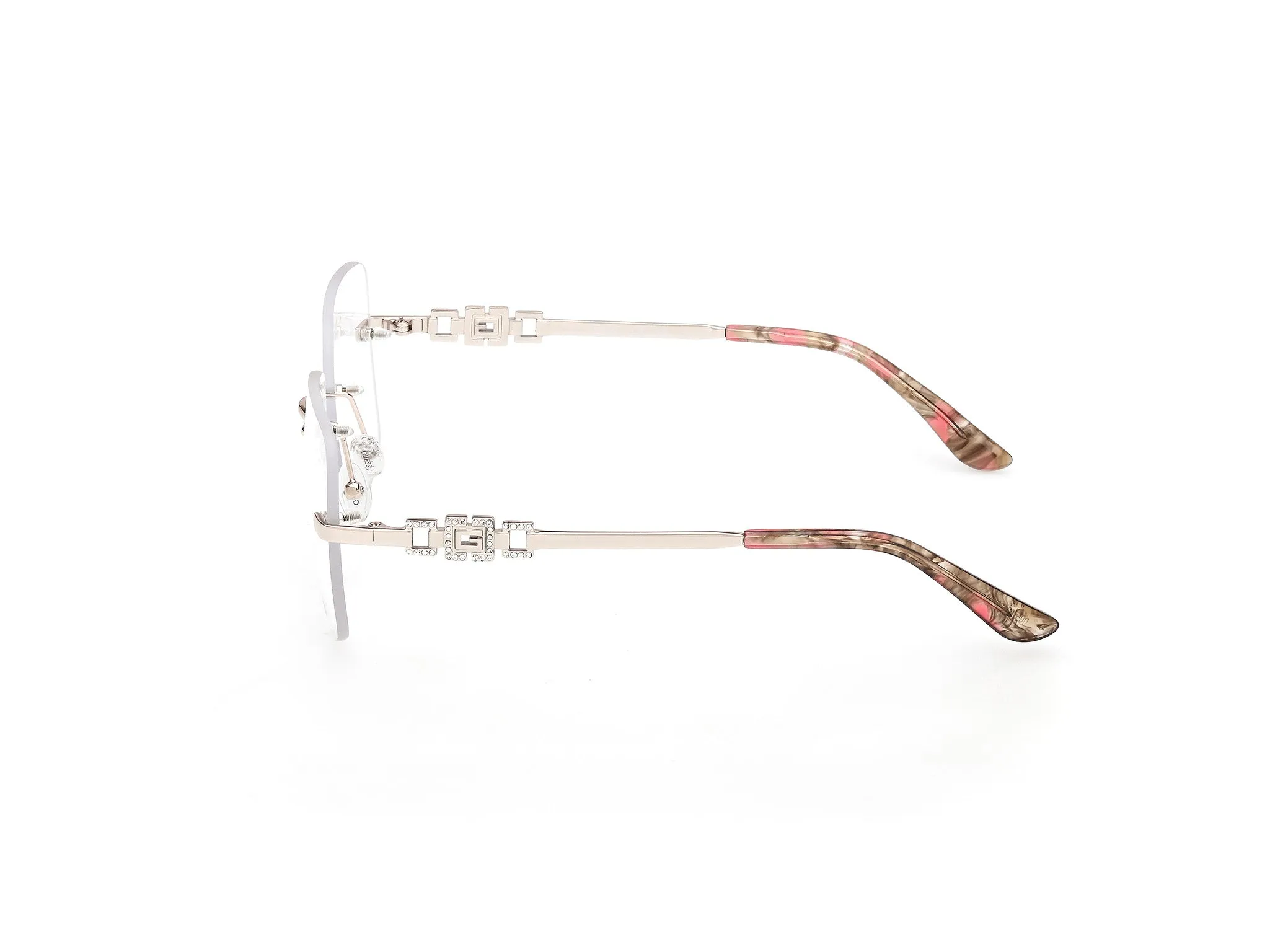 Guess GU50319 033 Montature da vista Metallo Oro Squadrata Normale - immagine 3