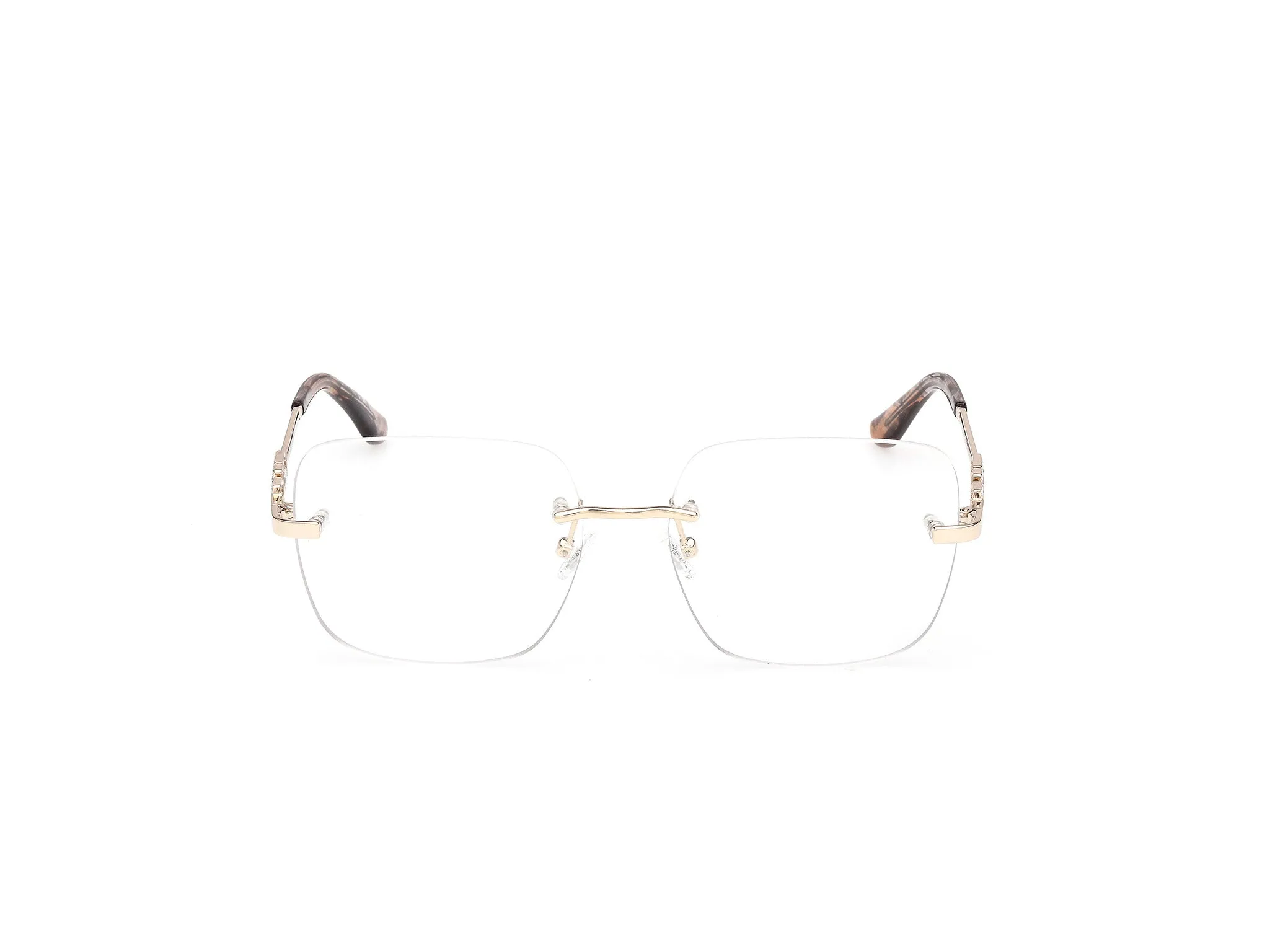 Guess GU50319 032 Montature da vista Metallo Oro Squadrata Normale - immagine 2