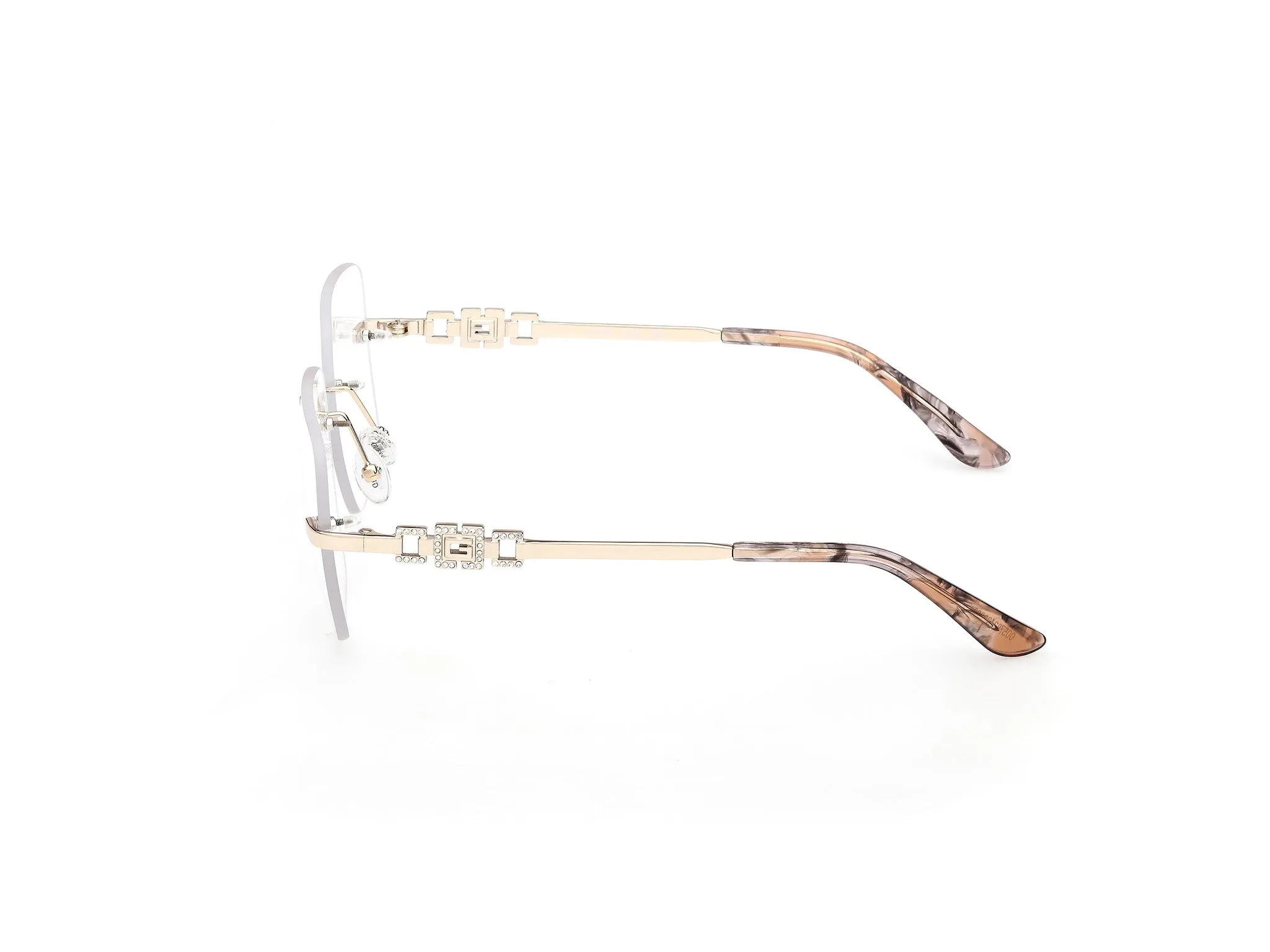 Guess GU50319 032 Montature da vista Metallo Oro Squadrata Normale - immagine 3