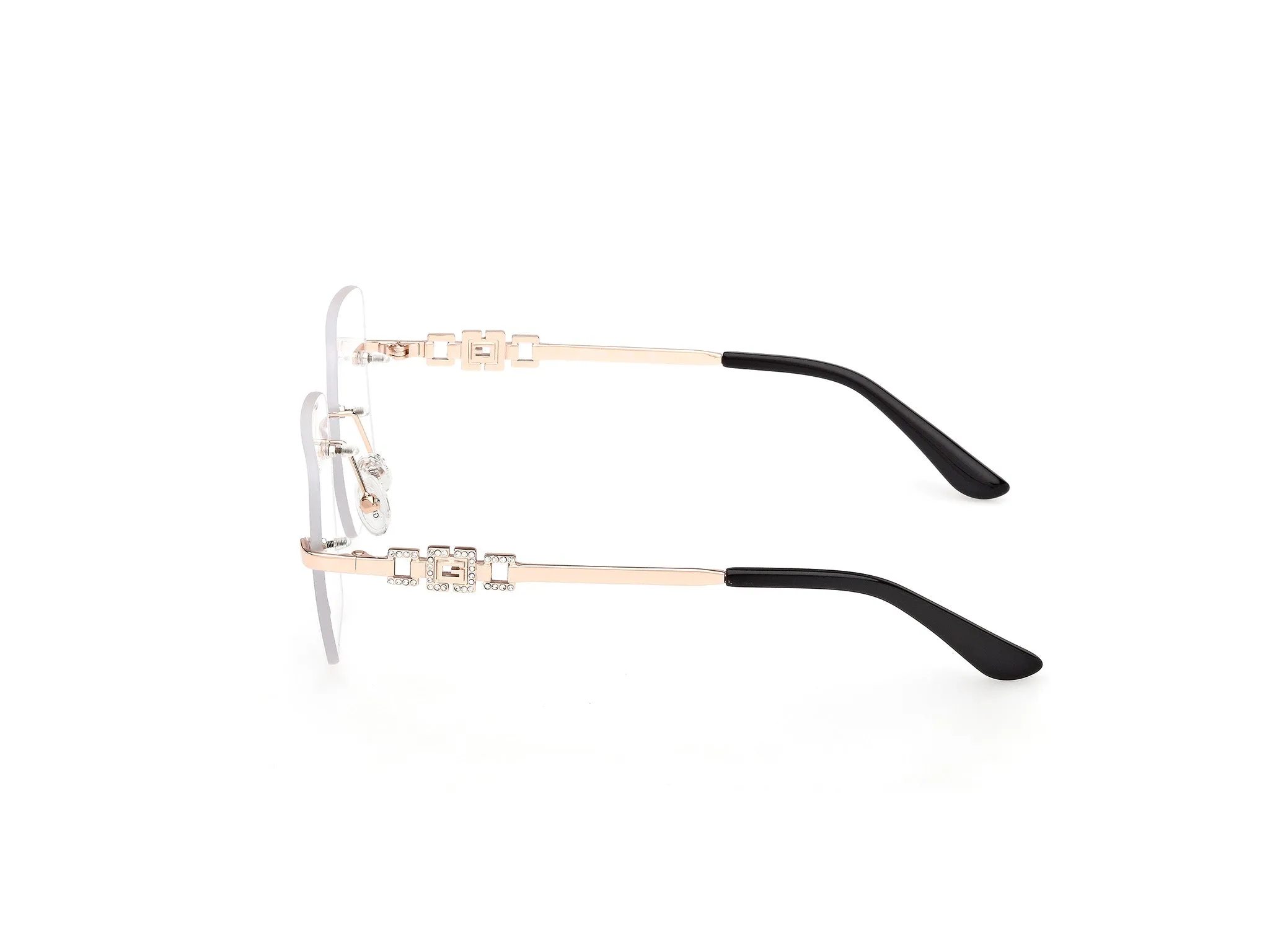 Guess GU50319 028 Montature da vista Metallo Oro Squadrata Normale - immagine 3