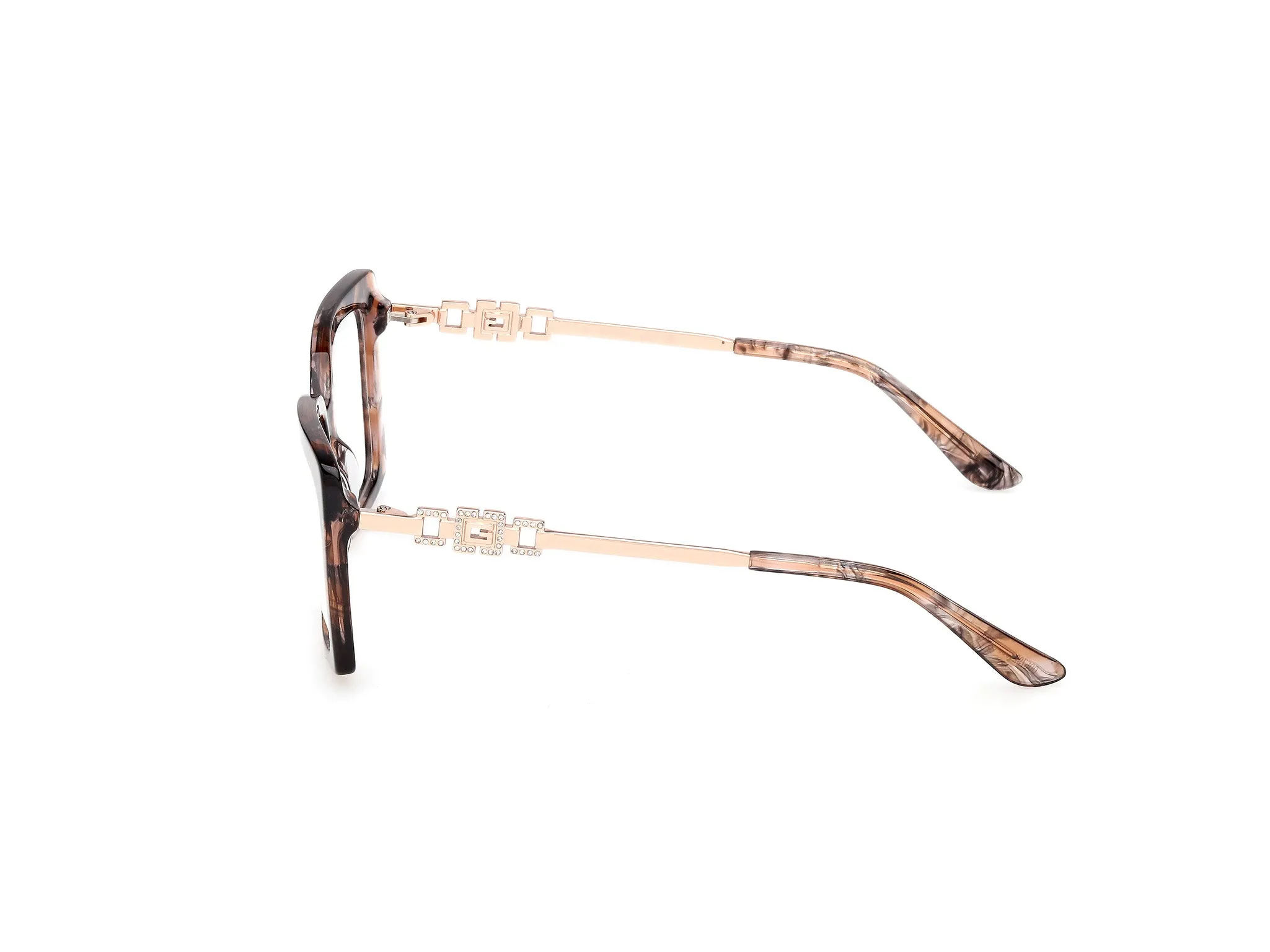 Guess GU50318 074 Montature da vista Acetato Rosa Squadrata Normale - immagine 3