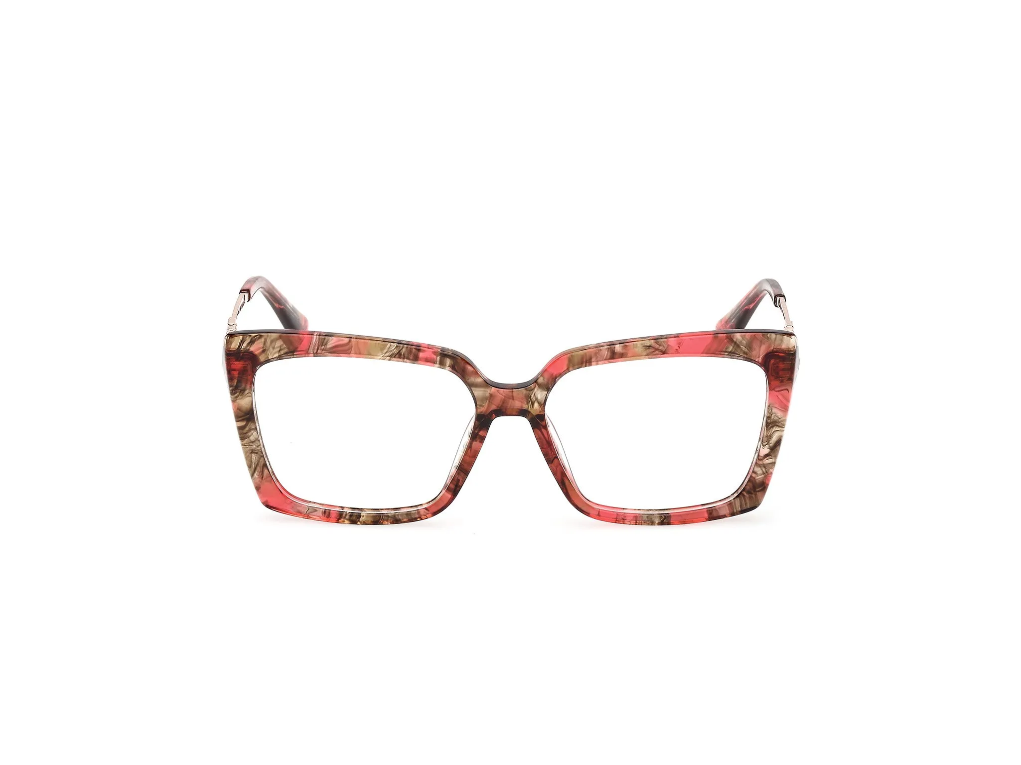 Guess GU50318 071 Montature da vista Acetato Bordeaux Squadrata Normale - immagine 2