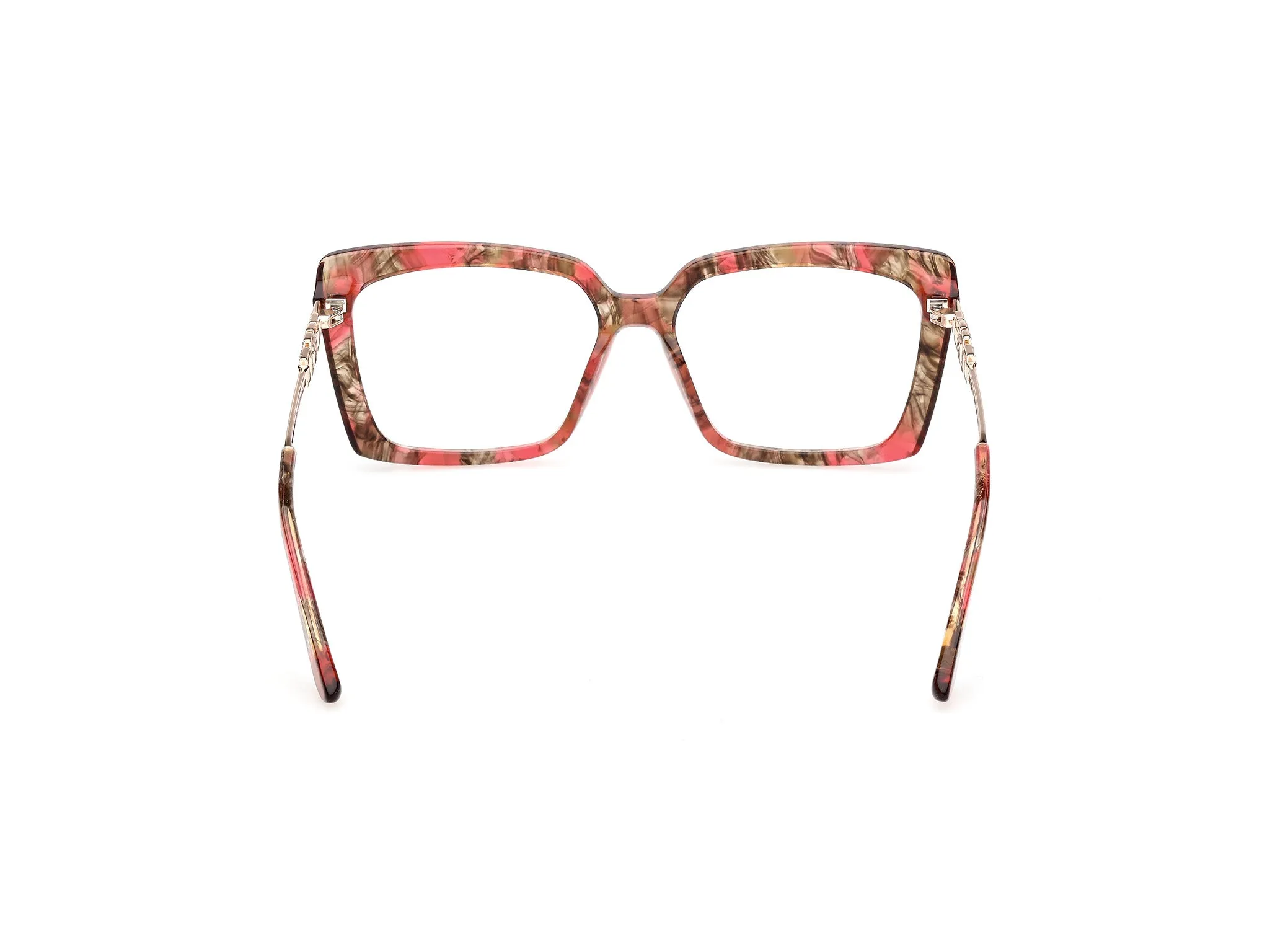 Guess GU50318 071 Montature da vista Acetato Bordeaux Squadrata Normale - immagine 4