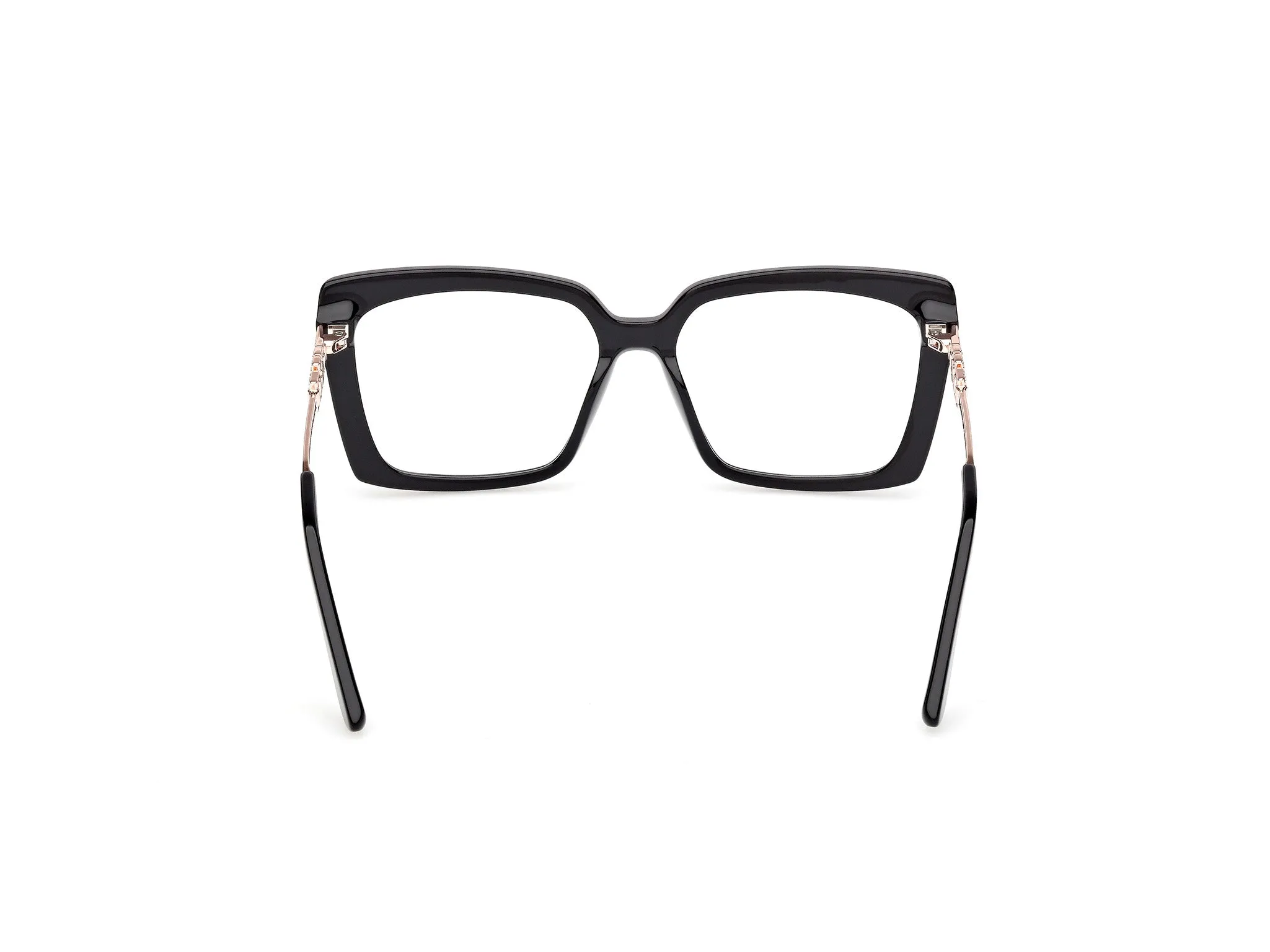 Guess GU50318 001 Montature da vista Acetato Nero Squadrata Normale - immagine 4