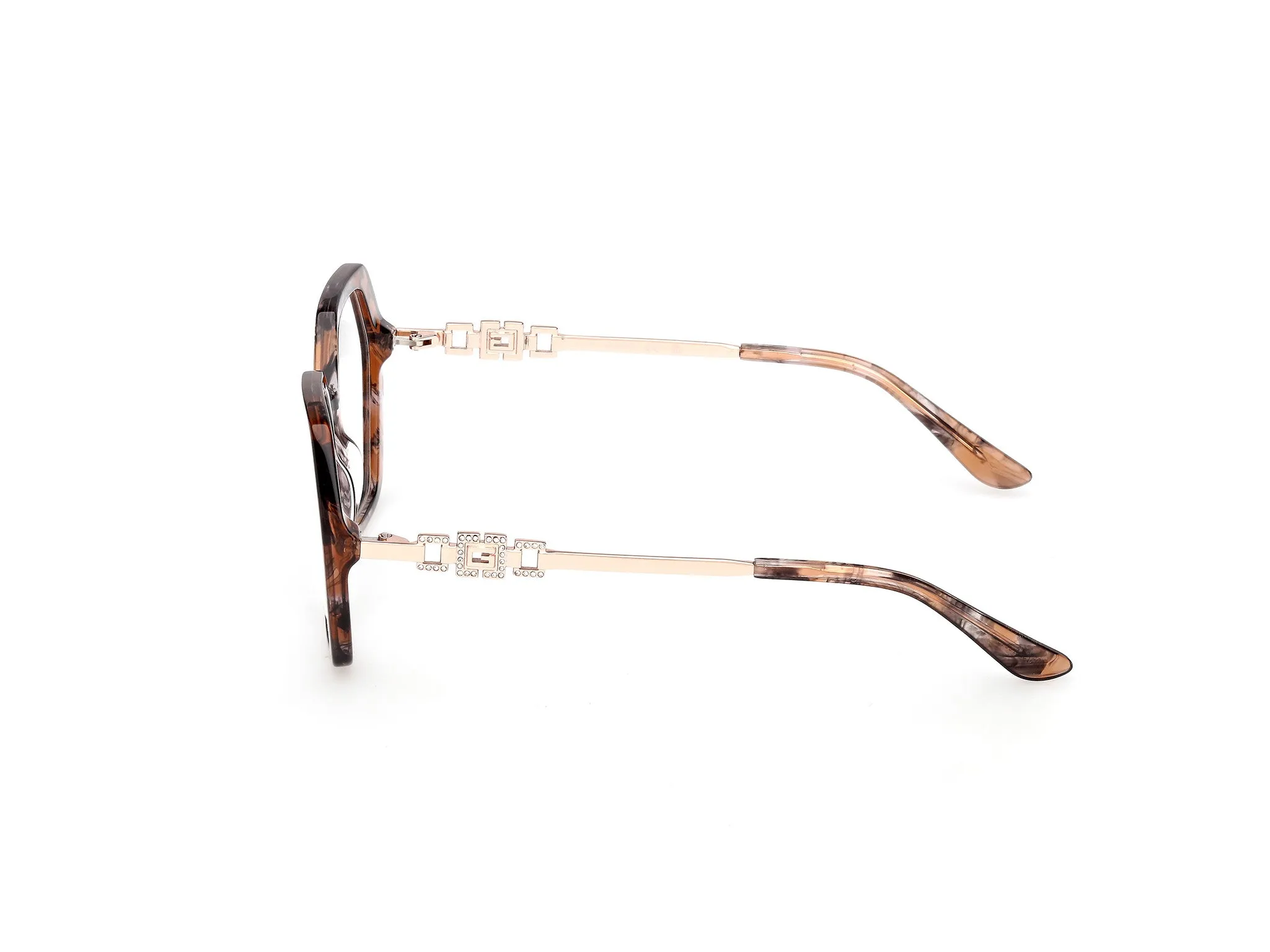 Guess GU50317 074 Montature da vista Acetato Rosa Geometrica Normale - immagine 3