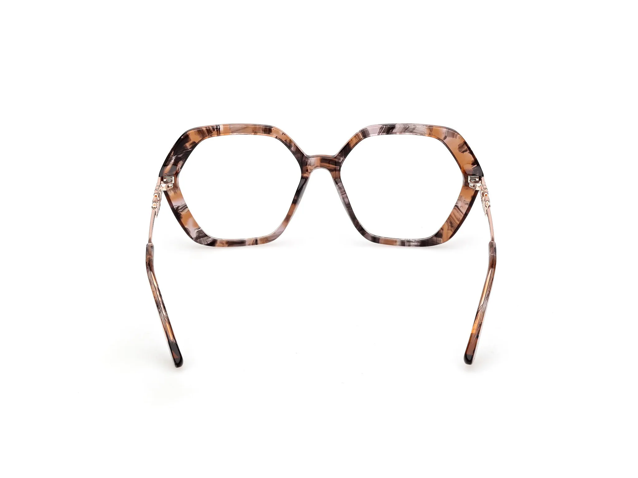 Guess GU50317 074 Montature da vista Acetato Rosa Geometrica Normale - immagine 4