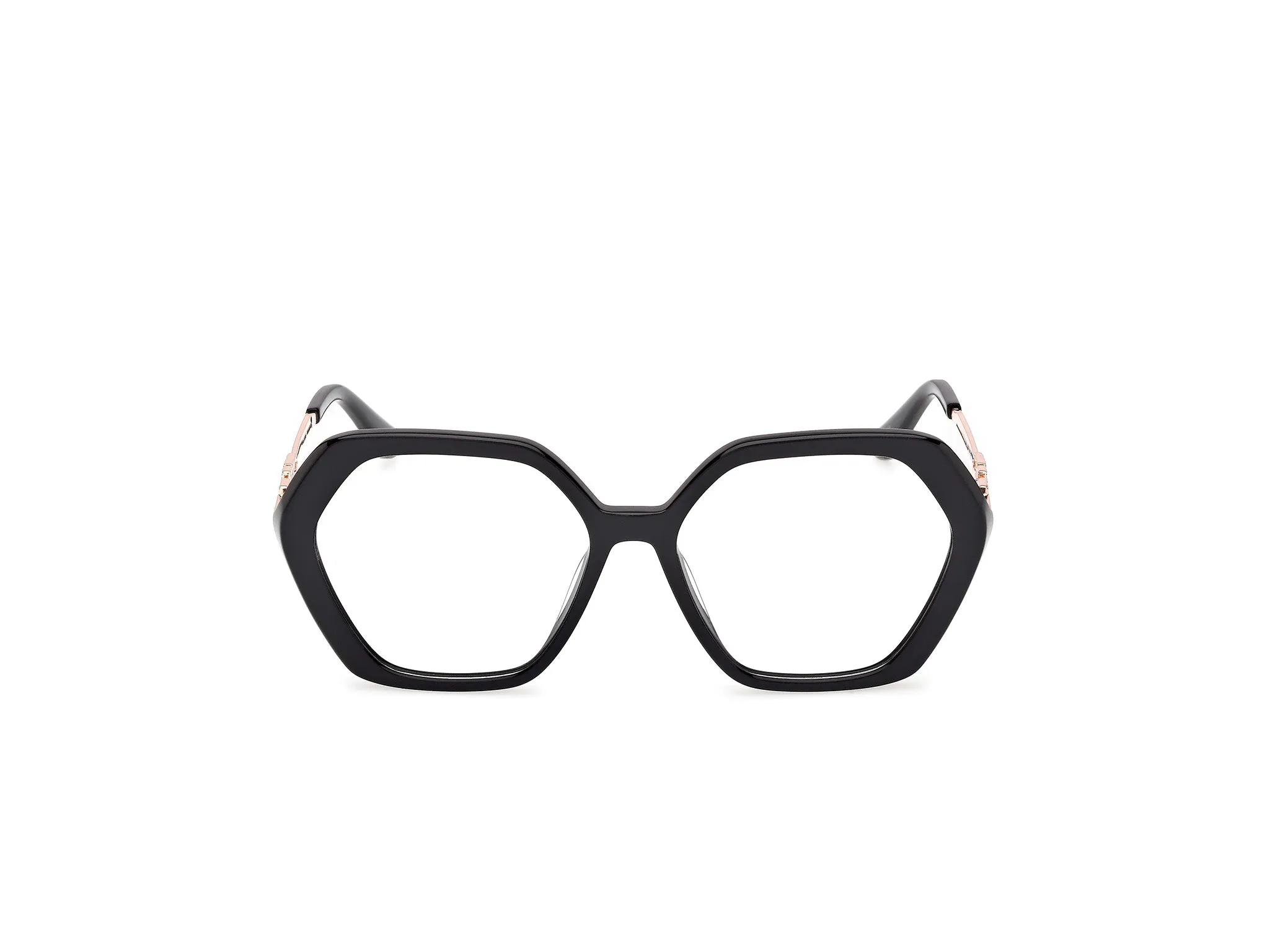 Guess GU50317 001 Montature da vista Acetato Nero Geometrica Normale - immagine 2