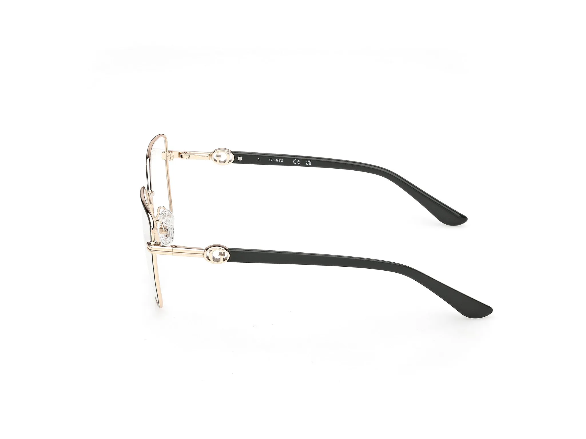 Guess GU50313 096 Montature da vista Metallo Verde Squadrata Normale - immagine 3
