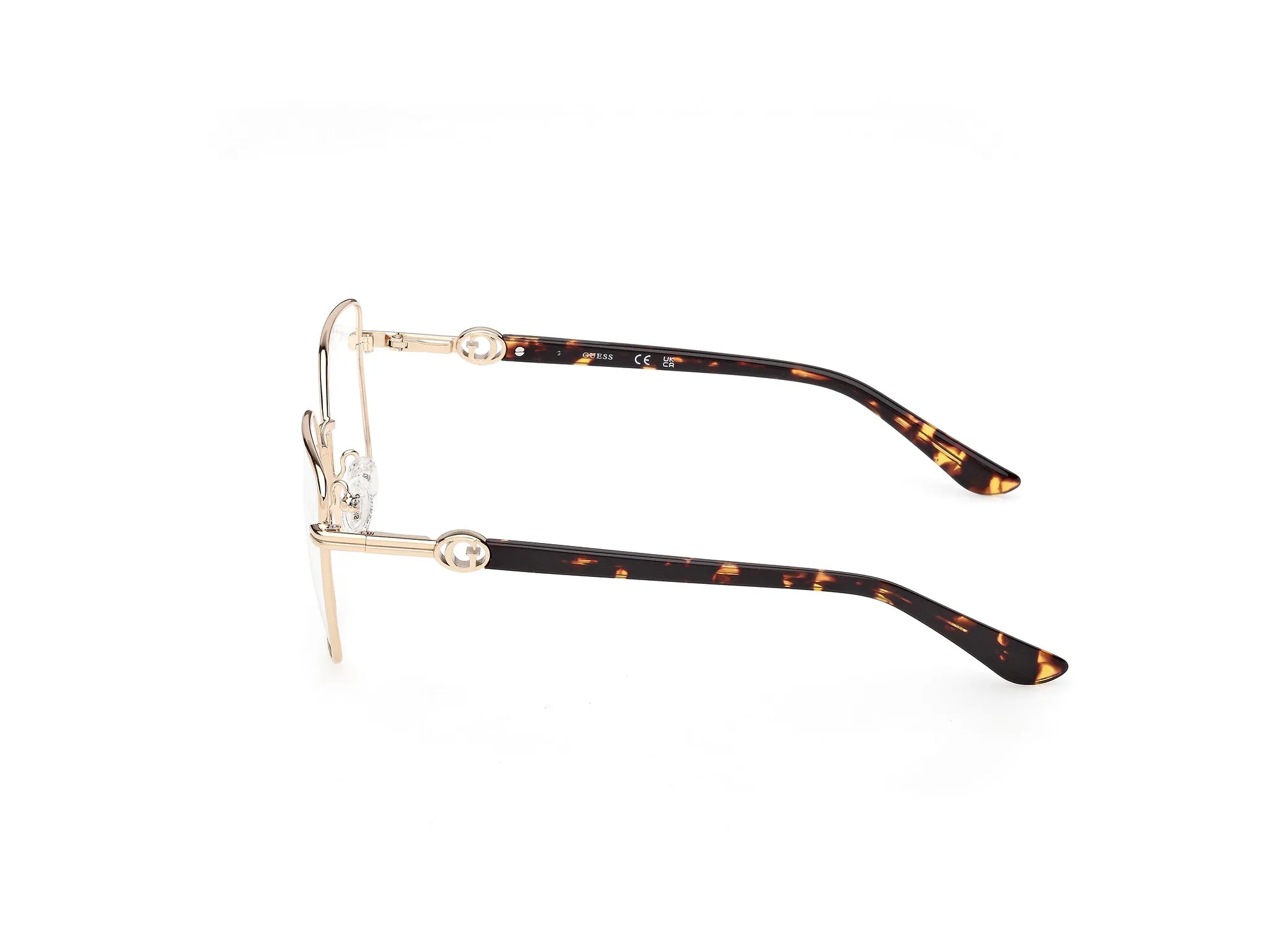 Guess GU50313 032 Montature da vista Metallo Oro Squadrata Normale - immagine 3