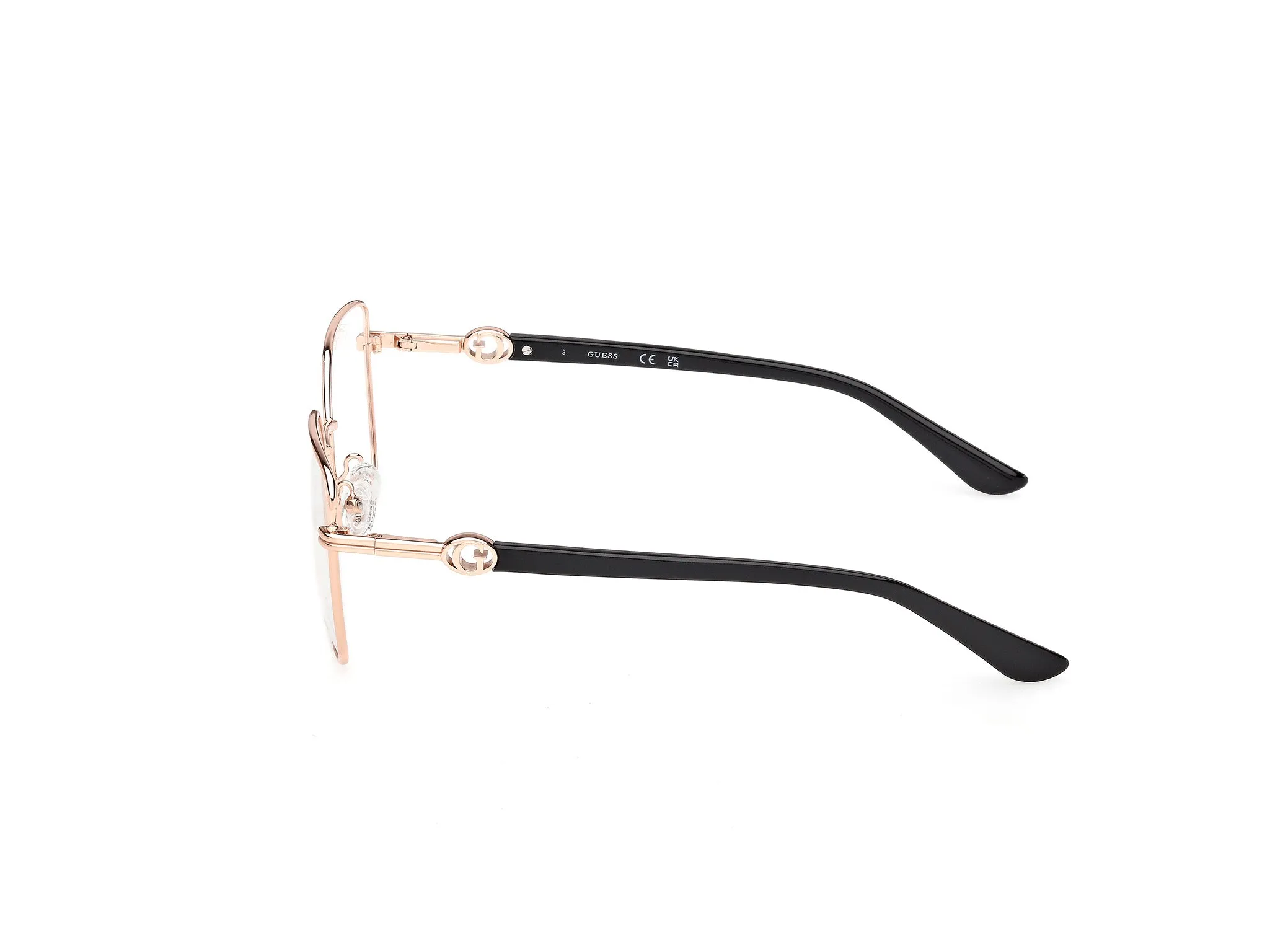 Guess GU50313 028 Montature da vista Metallo Oro Squadrata Normale - immagine 3