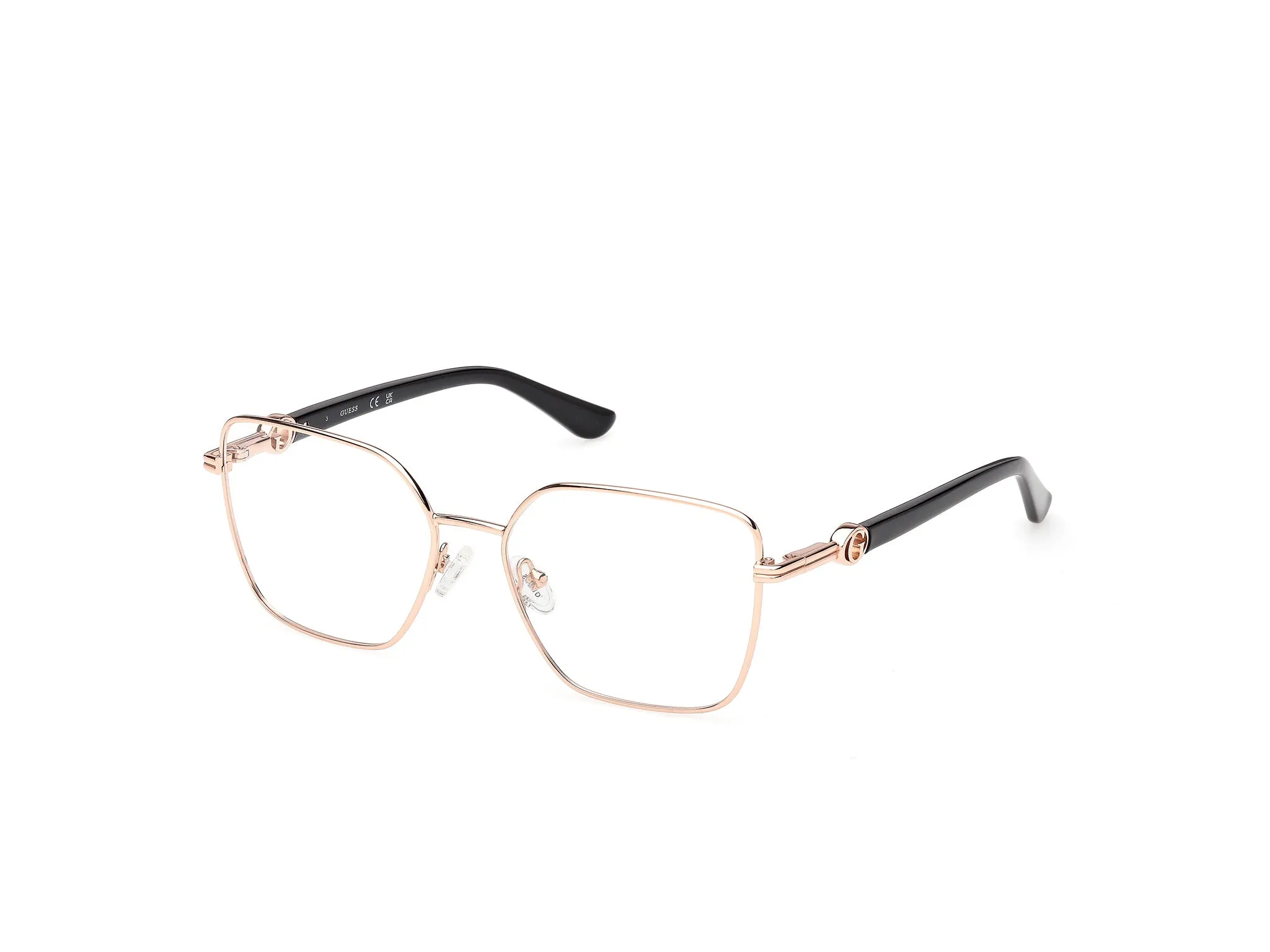 Guess GU50313 028 Montature da vista Metallo Oro Squadrata Normale - immagine 1