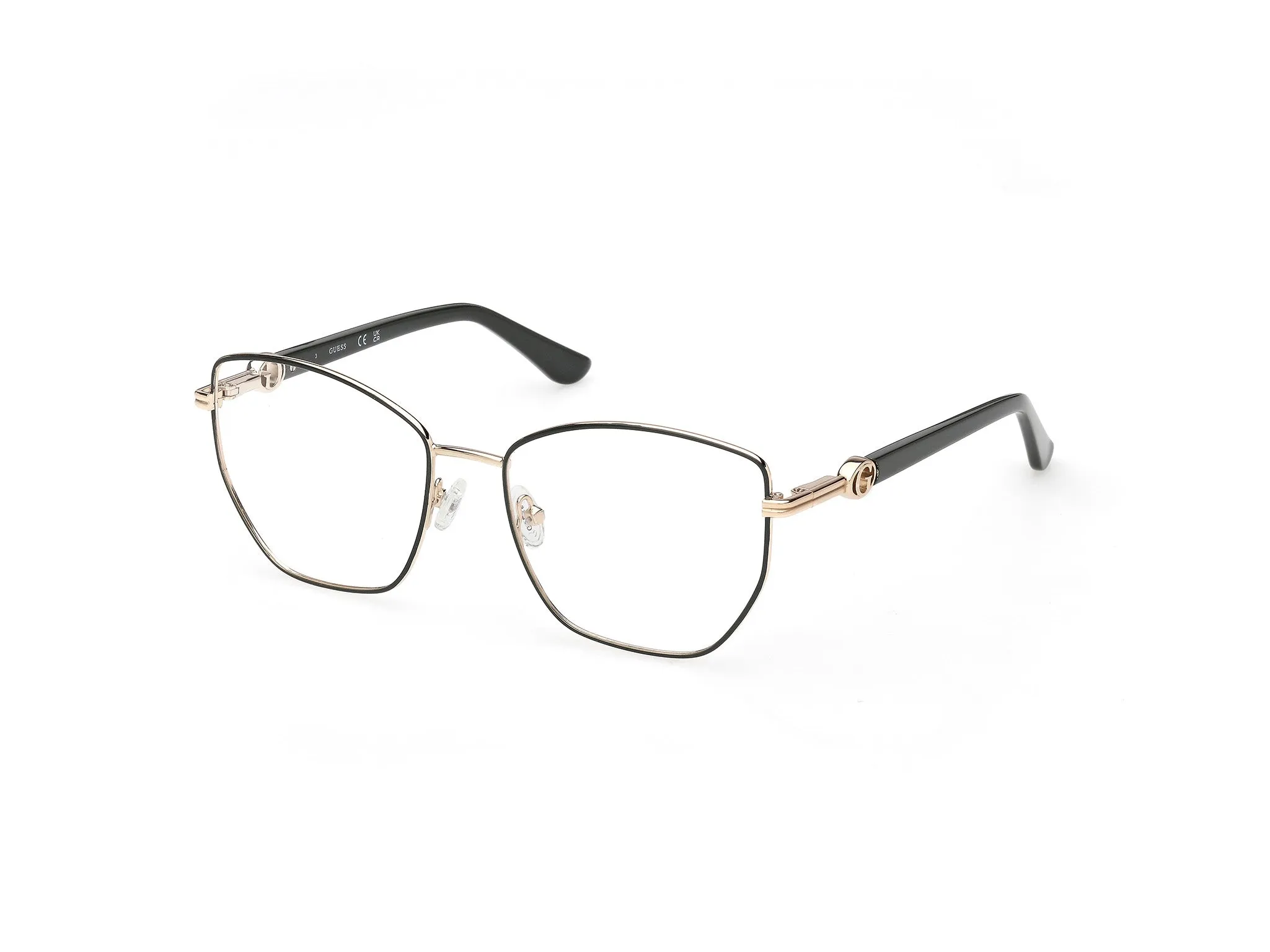 Guess GU50312 096 Montature da vista Metallo Verde Geometrica Normale - immagine 1