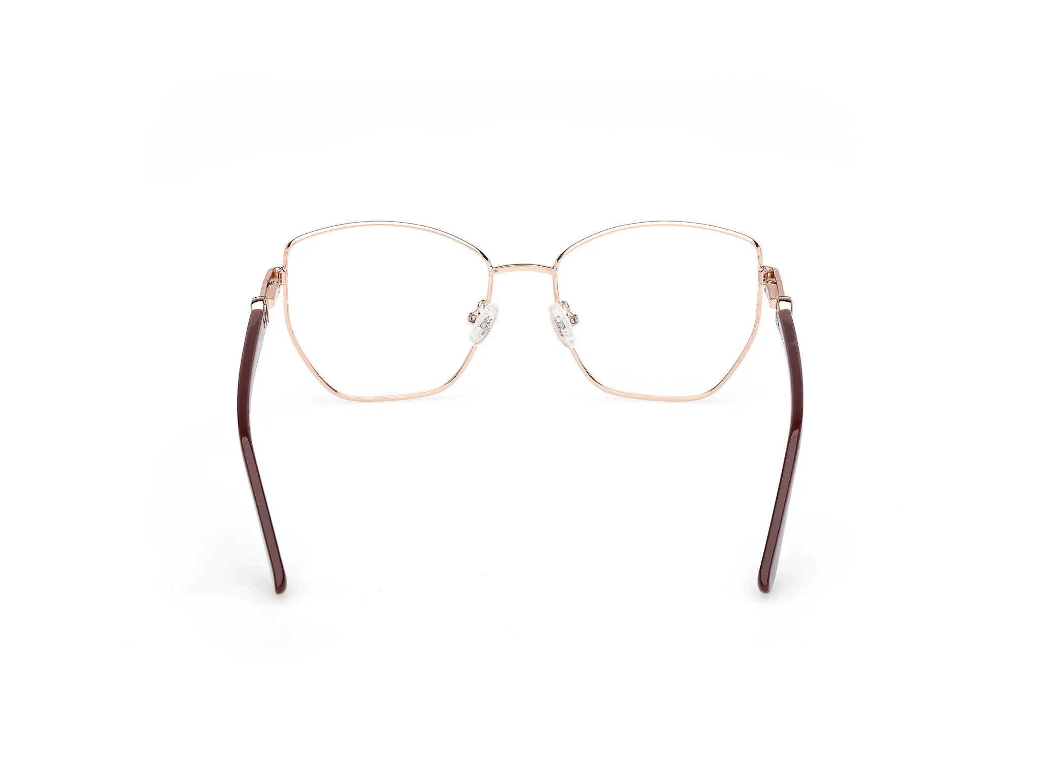 Guess GU50312 069 Montature da vista Metallo Bordeaux Geometrica Normale - immagine 4