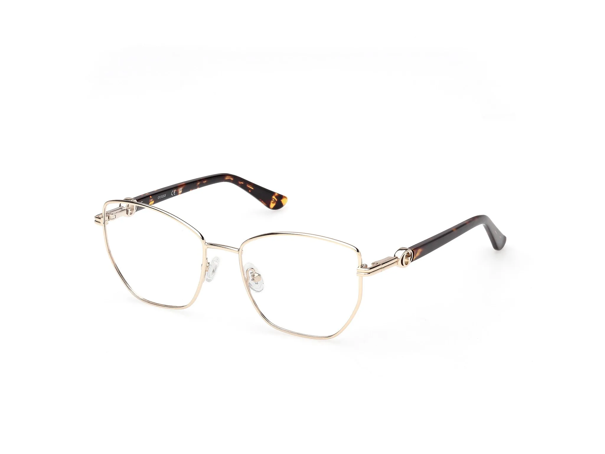 Guess GU50312 032 Montature da vista Metallo Oro Geometrica Normale - immagine 1