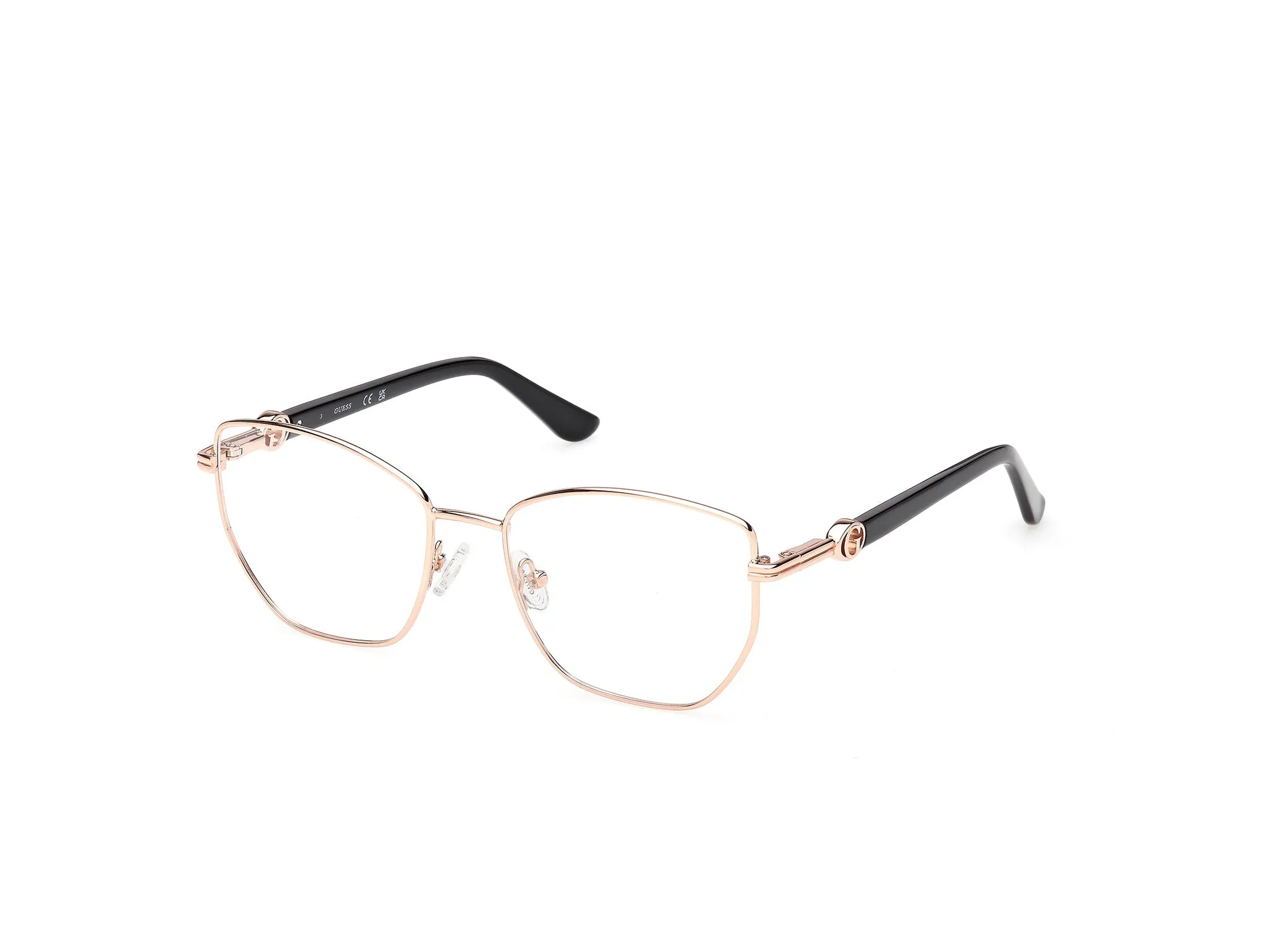 Guess GU50312 028 Montature da vista Metallo Oro Geometrica Normale - immagine 1