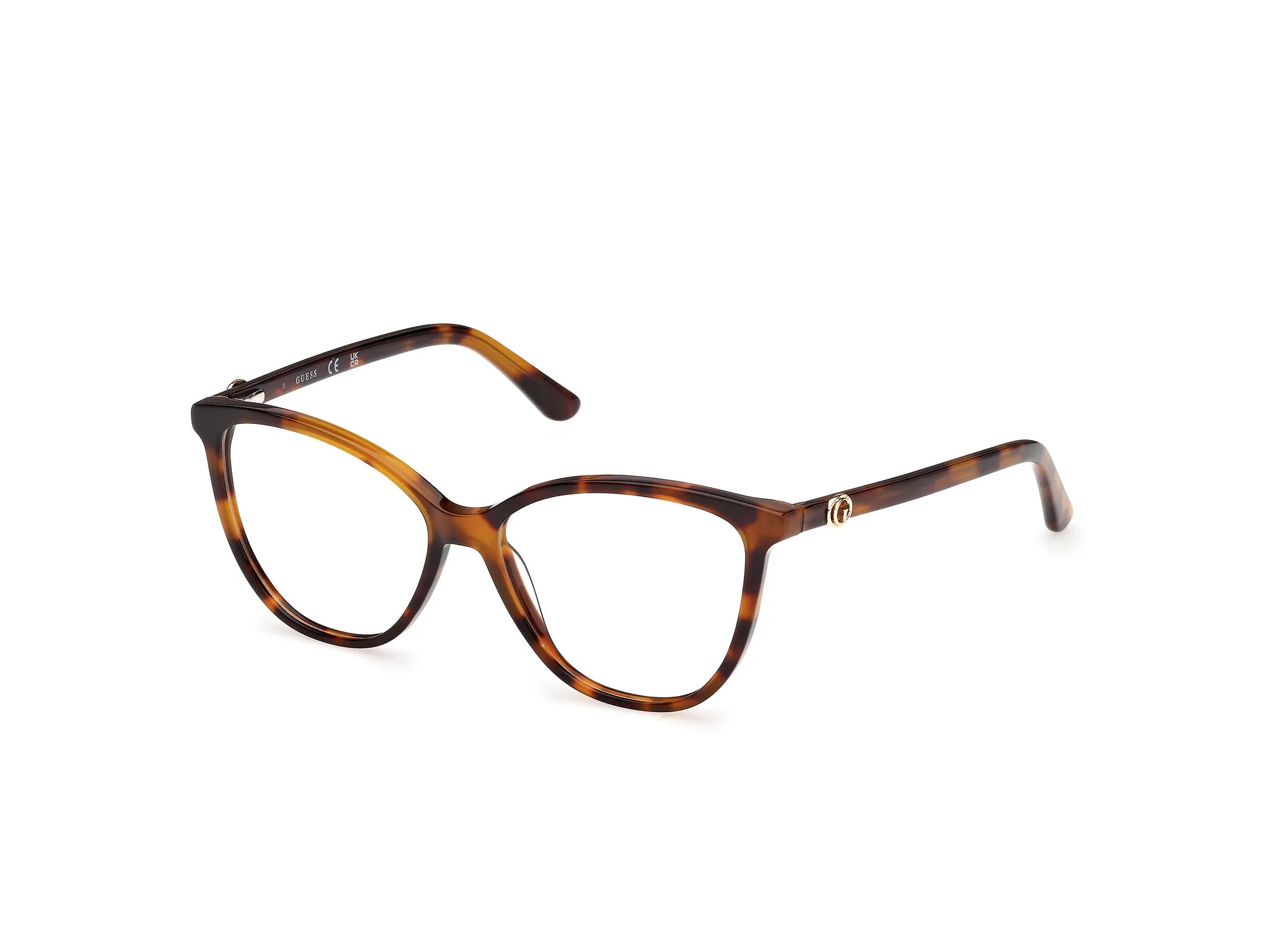 Guess GU50311 056 Montature da vista Acetato Havana Cat Eye Normale - immagine 1