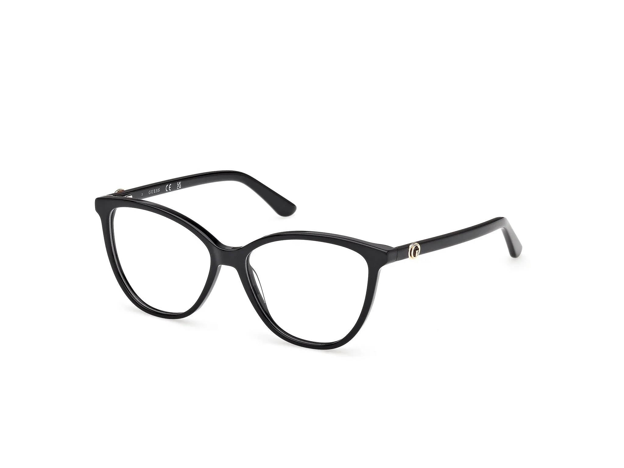 Guess GU50311 001 Montature da vista Acetato Nero Cat Eye Normale - immagine 1