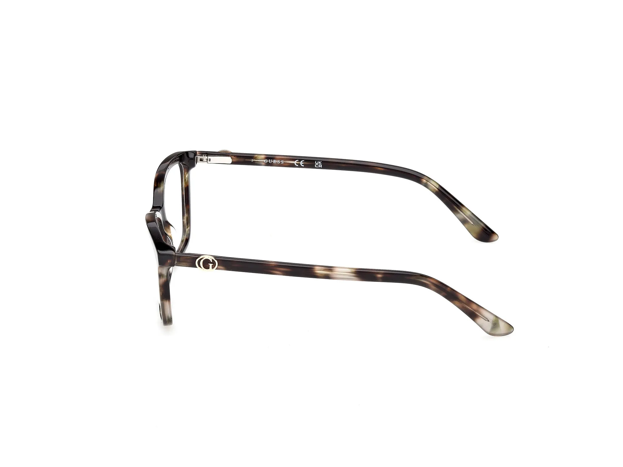 Guess GU50310 098 Montature da vista Acetato Verde Squadrata Normale - immagine 3